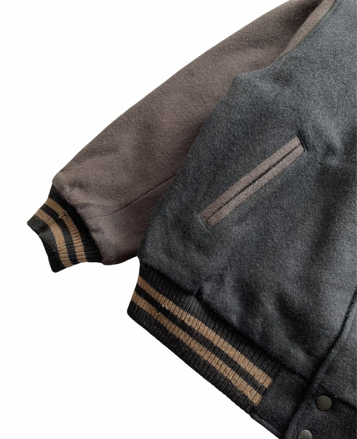Japanese Brand VINTAGE WOOL VARSITY JACKET Size US XL / EU 56 / 4 - 10 Thumbnail