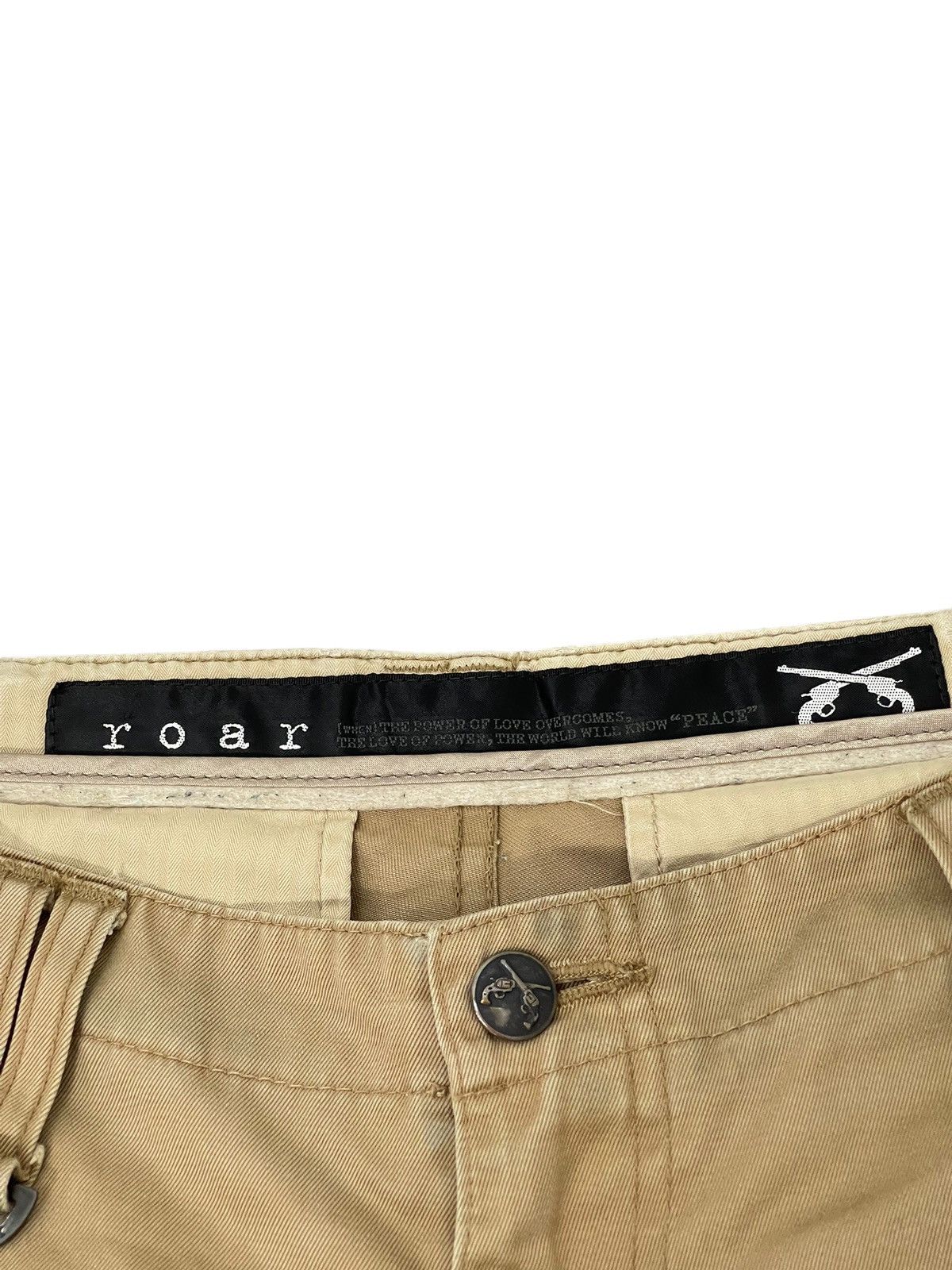 roarguns Flare Khaki Pant Roar Japan Stamping Logos Low Rise 3🟦5 Size US 30 / EU 46 - 13 Thumbnail