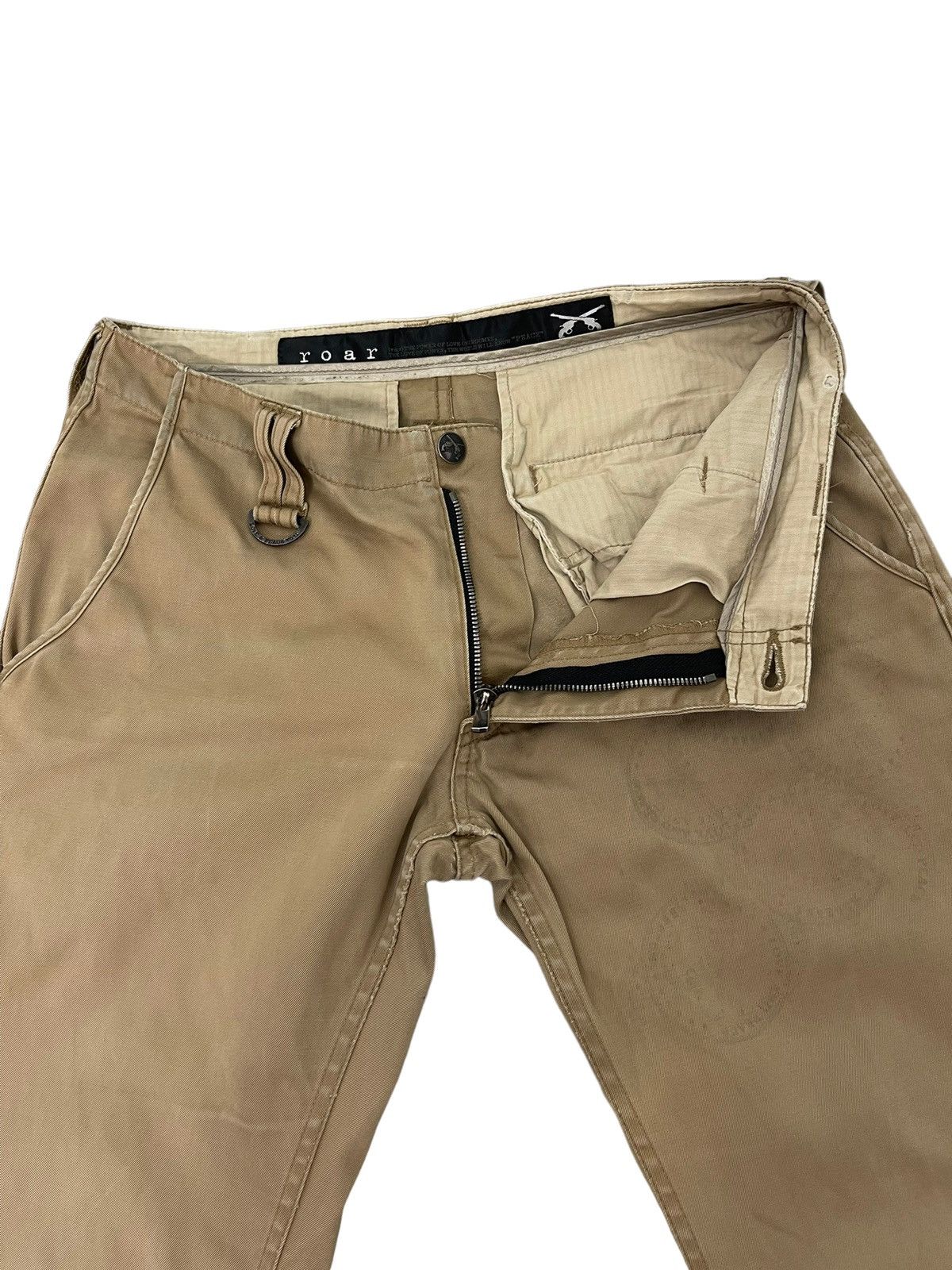 roarguns Flare Khaki Pant Roar Japan Stamping Logos Low Rise 3🟦5 Size US 30 / EU 46 - 14 Thumbnail