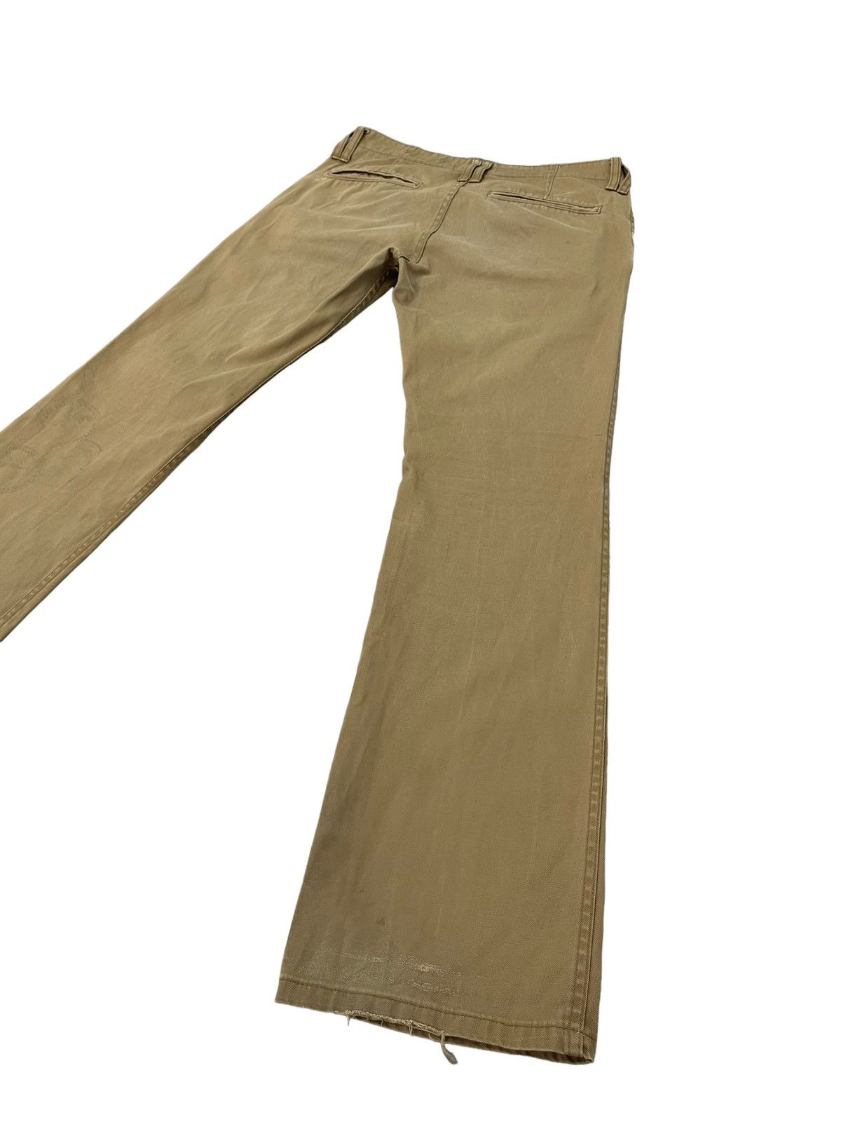 roarguns Flare Khaki Pant Roar Japan Stamping Logos Low Rise 3🟦5 Size US 30 / EU 46 - 17 Thumbnail