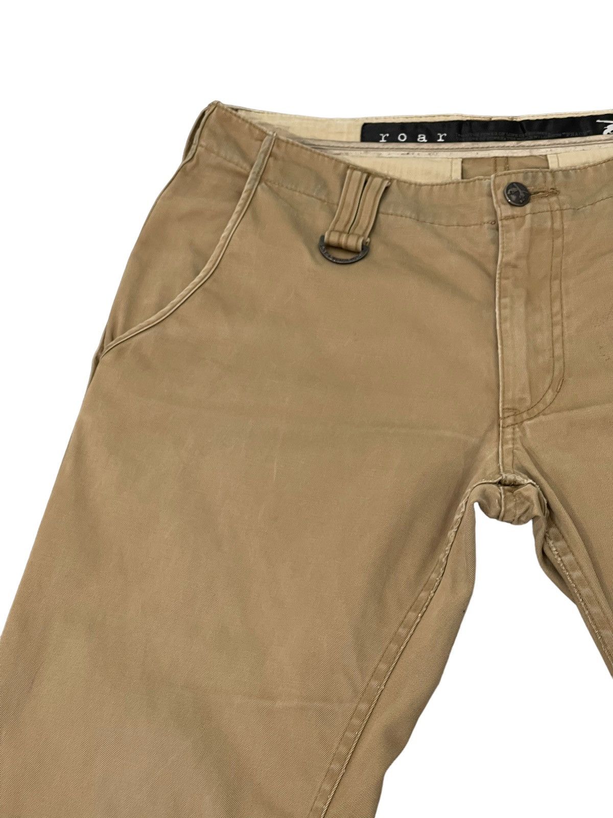 roarguns Flare Khaki Pant Roar Japan Stamping Logos Low Rise 3🟦5 Size US 30 / EU 46 - 9 Thumbnail