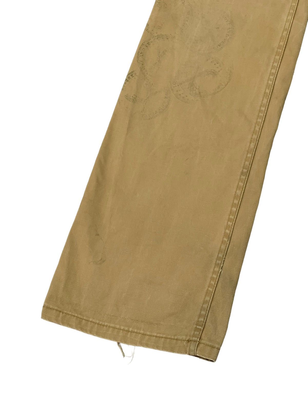 roarguns Flare Khaki Pant Roar Japan Stamping Logos Low Rise 3🟦5 Size US 30 / EU 46 - 5 Thumbnail