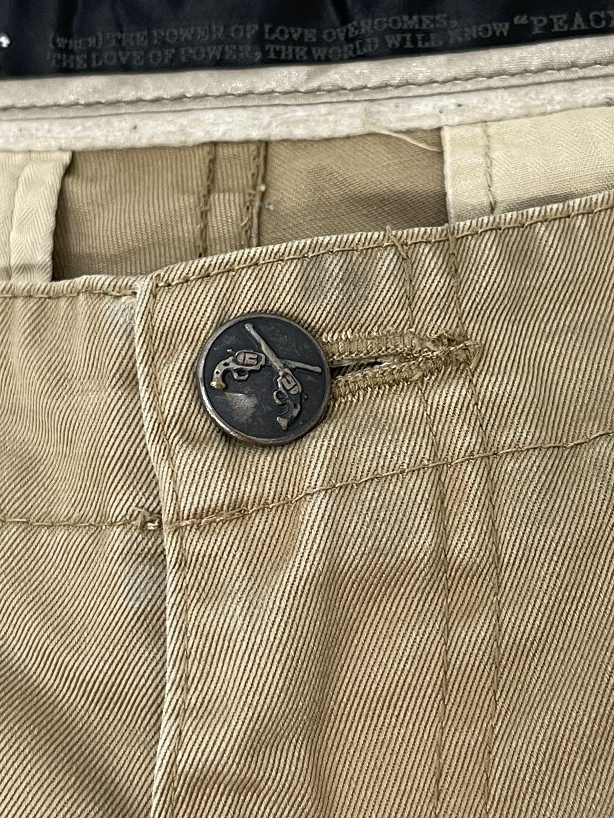 roarguns Flare Khaki Pant Roar Japan Stamping Logos Low Rise 3🟦5 Size US 30 / EU 46 - 12 Thumbnail