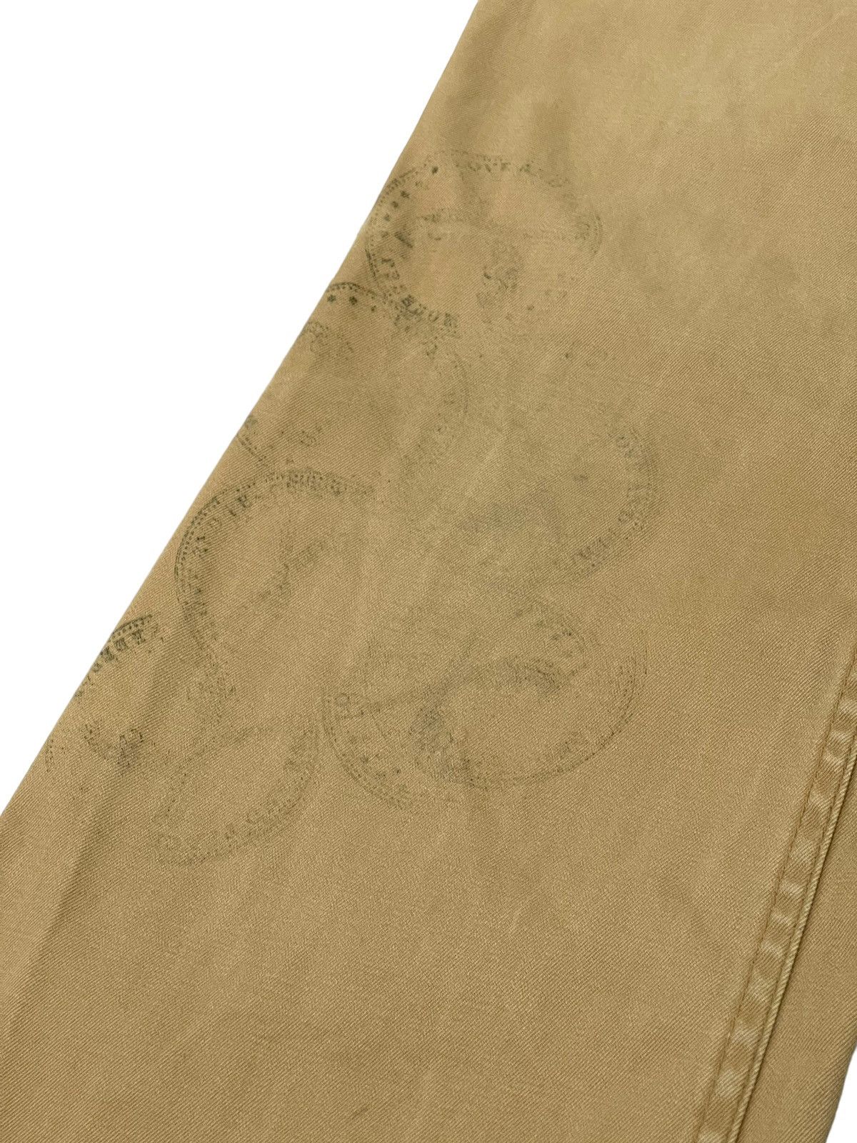 roarguns Flare Khaki Pant Roar Japan Stamping Logos Low Rise 3🟦5 Size US 30 / EU 46 - 6 Thumbnail