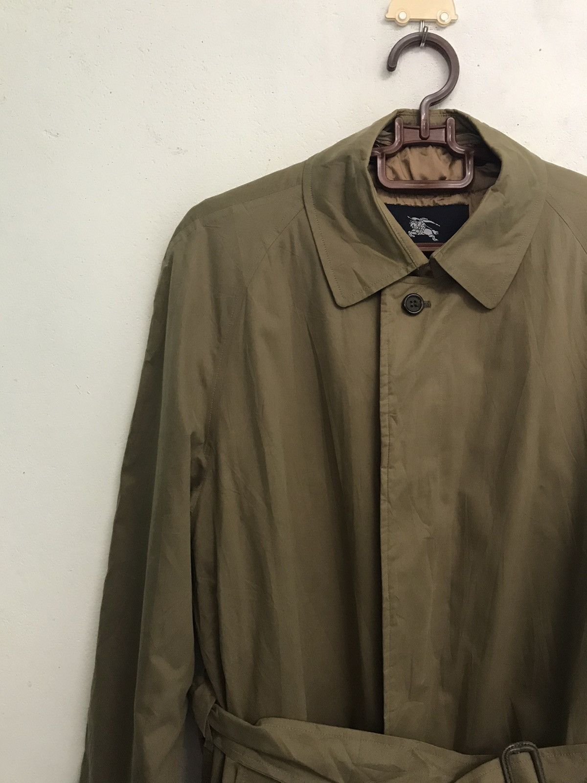 Burberry Vtg Burberry Belted Trench Coat Wool & Camel Hair Inner Size US S / EU 44-46 / 1 - 4 Thumbnail
