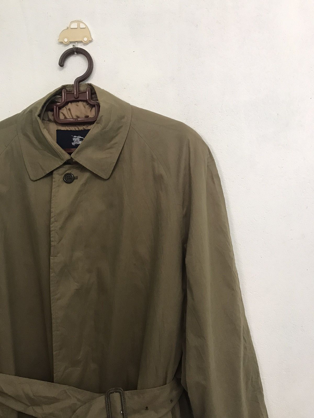 Burberry Vtg Burberry Belted Trench Coat Wool & Camel Hair Inner Size US S / EU 44-46 / 1 - 3 Thumbnail