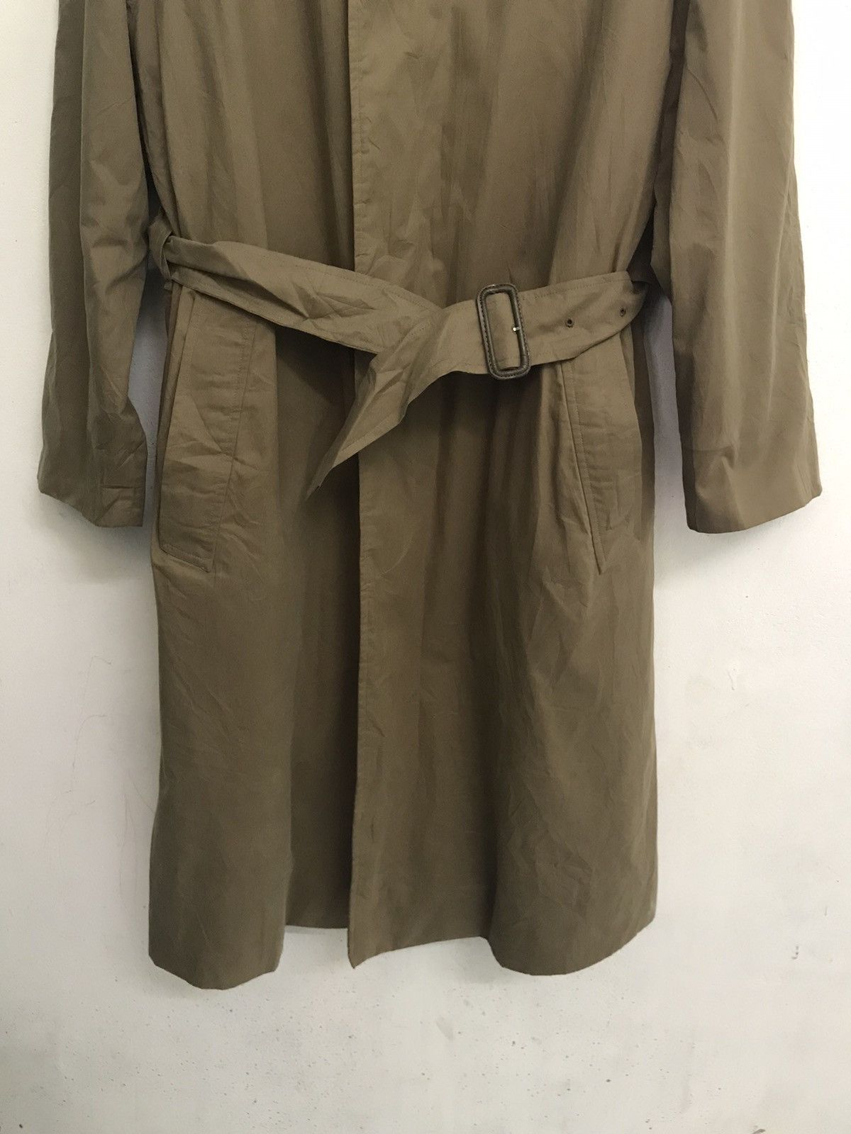 Burberry Vtg Burberry Belted Trench Coat Wool & Camel Hair Inner Size US S / EU 44-46 / 1 - 5 Thumbnail