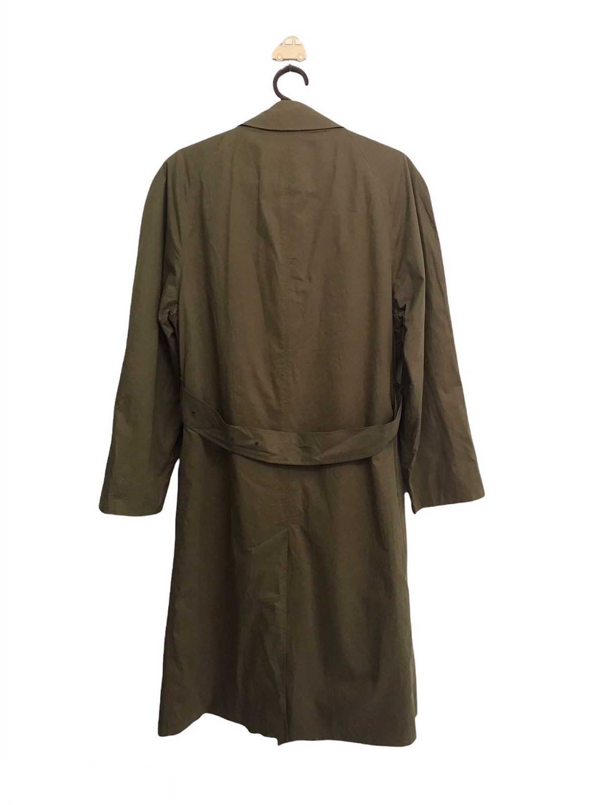 Burberry Vtg Burberry Belted Trench Coat Wool & Camel Hair Inner Size US S / EU 44-46 / 1 - 2 Thumbnail