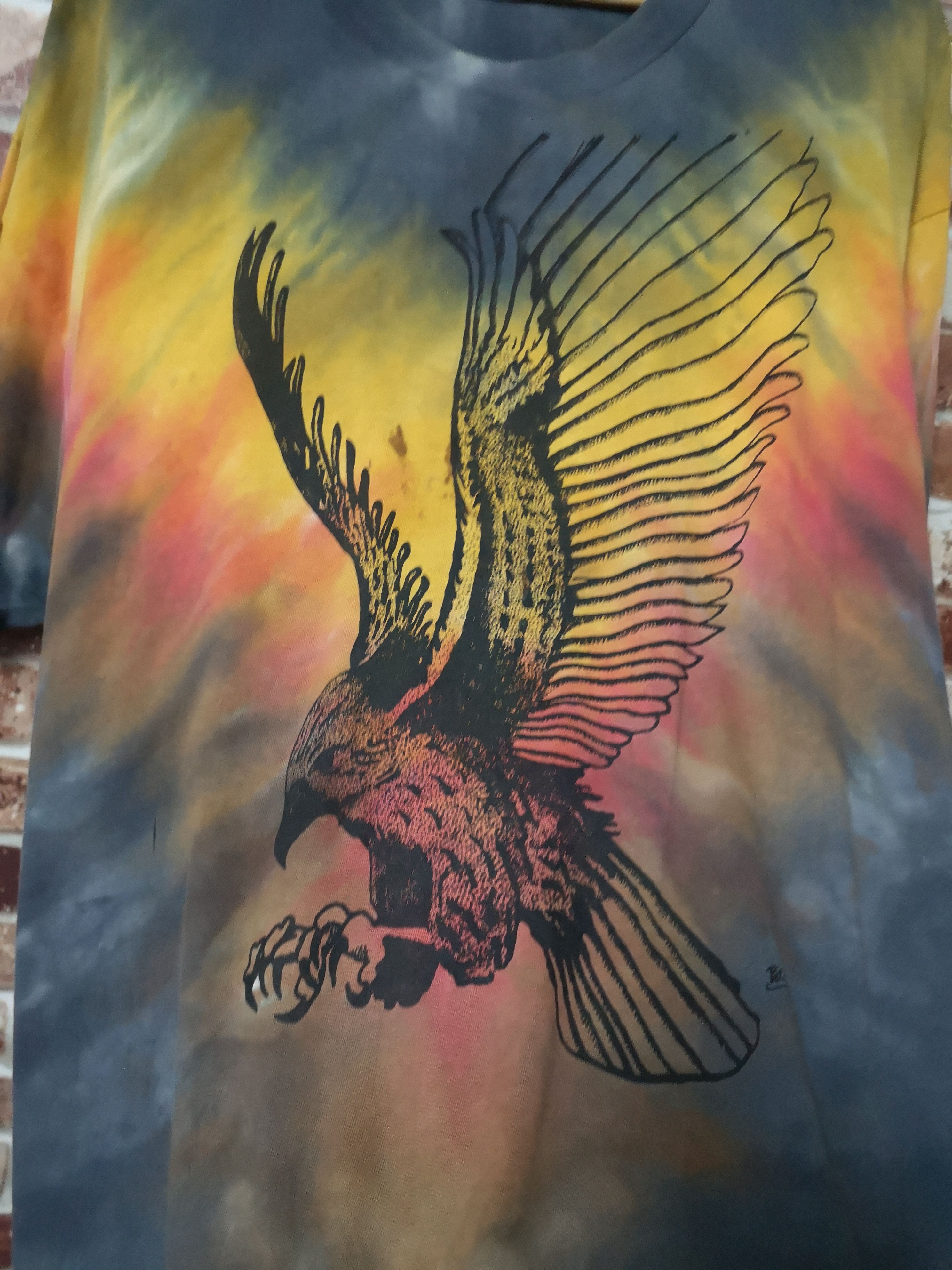 Hanes × Vintage 🔥VINTAGE EAGLE NICE DESIGN TEE Size US XL / EU 56 / 4 - 3 Thumbnail