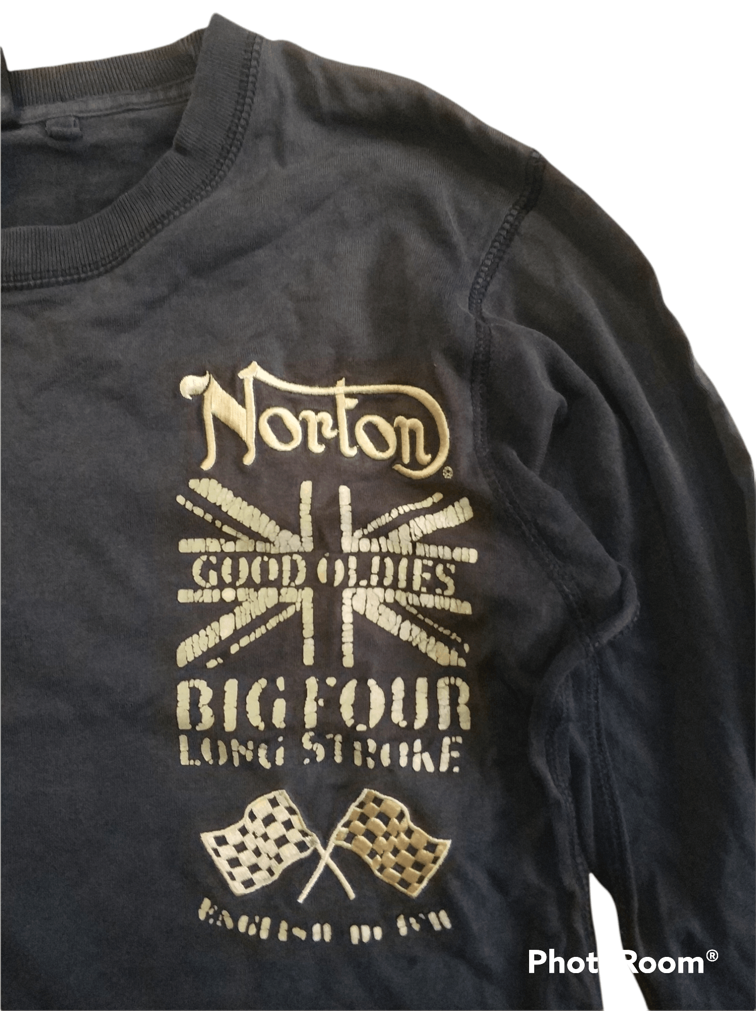 Norton 🔥Distressed Norton Created A Legend Long Sleeves Size US S / EU 44-46 / 1 - 8 Thumbnail