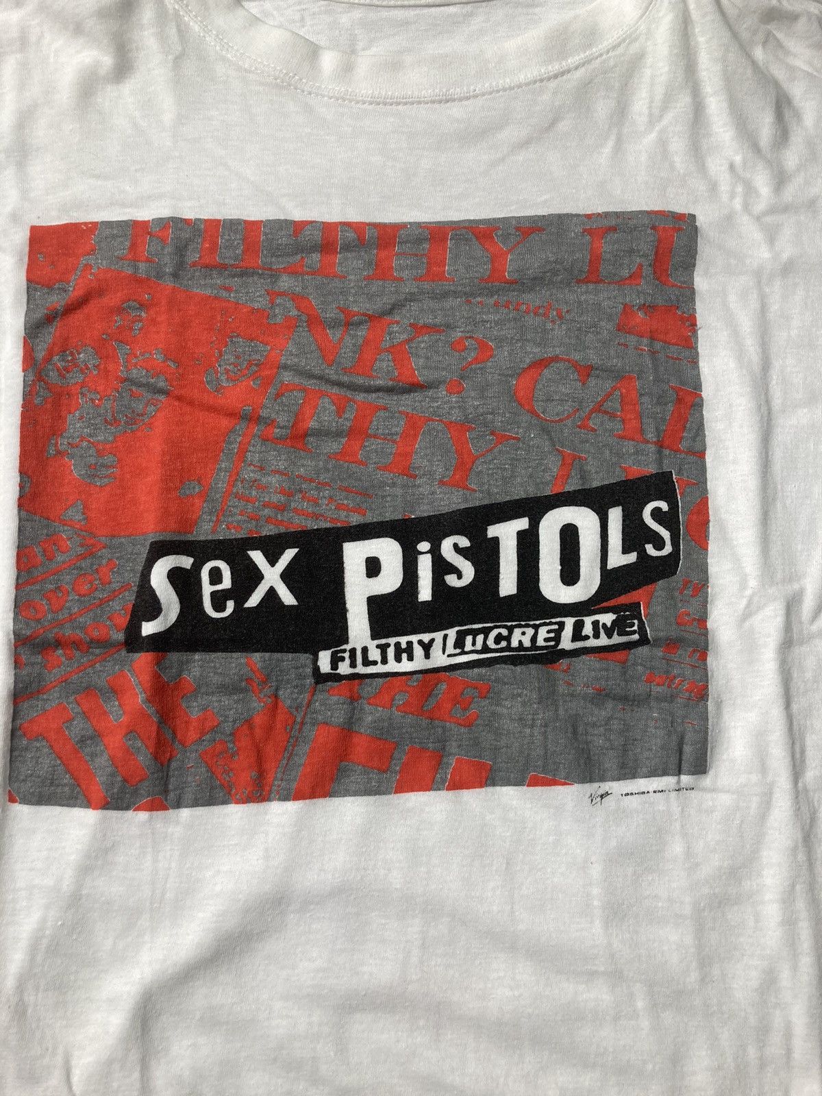 Band Tees × Seditionaries × Vintage Vintage Sex Pistol Filthy Lucre Live t shirt Size US L / EU 52-54 / 3 - 3 Thumbnail