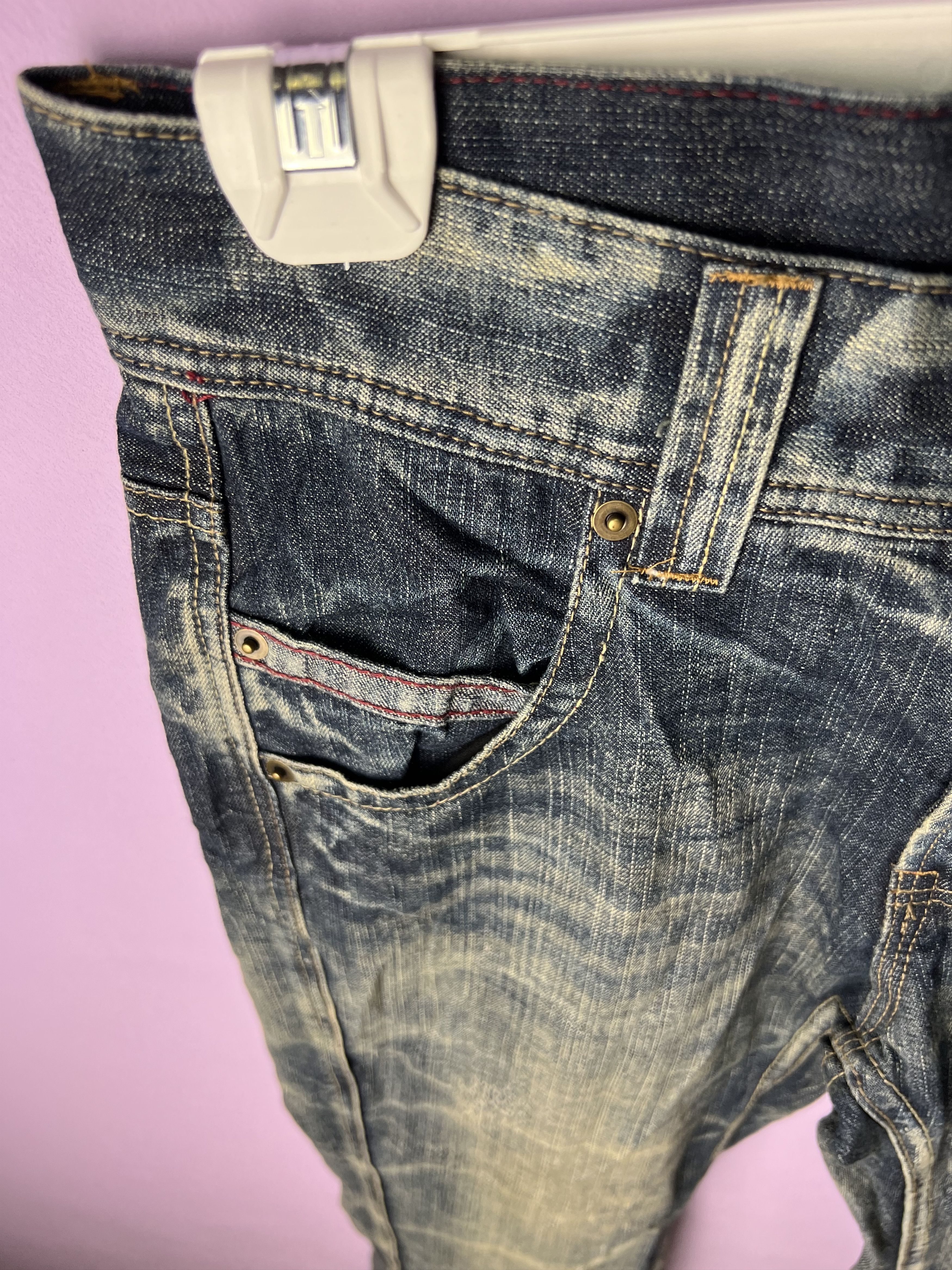 If Six Was Nine 🔥BS Japanese Brand Distressed Denim Size US 30 / EU 46 - 9 Thumbnail