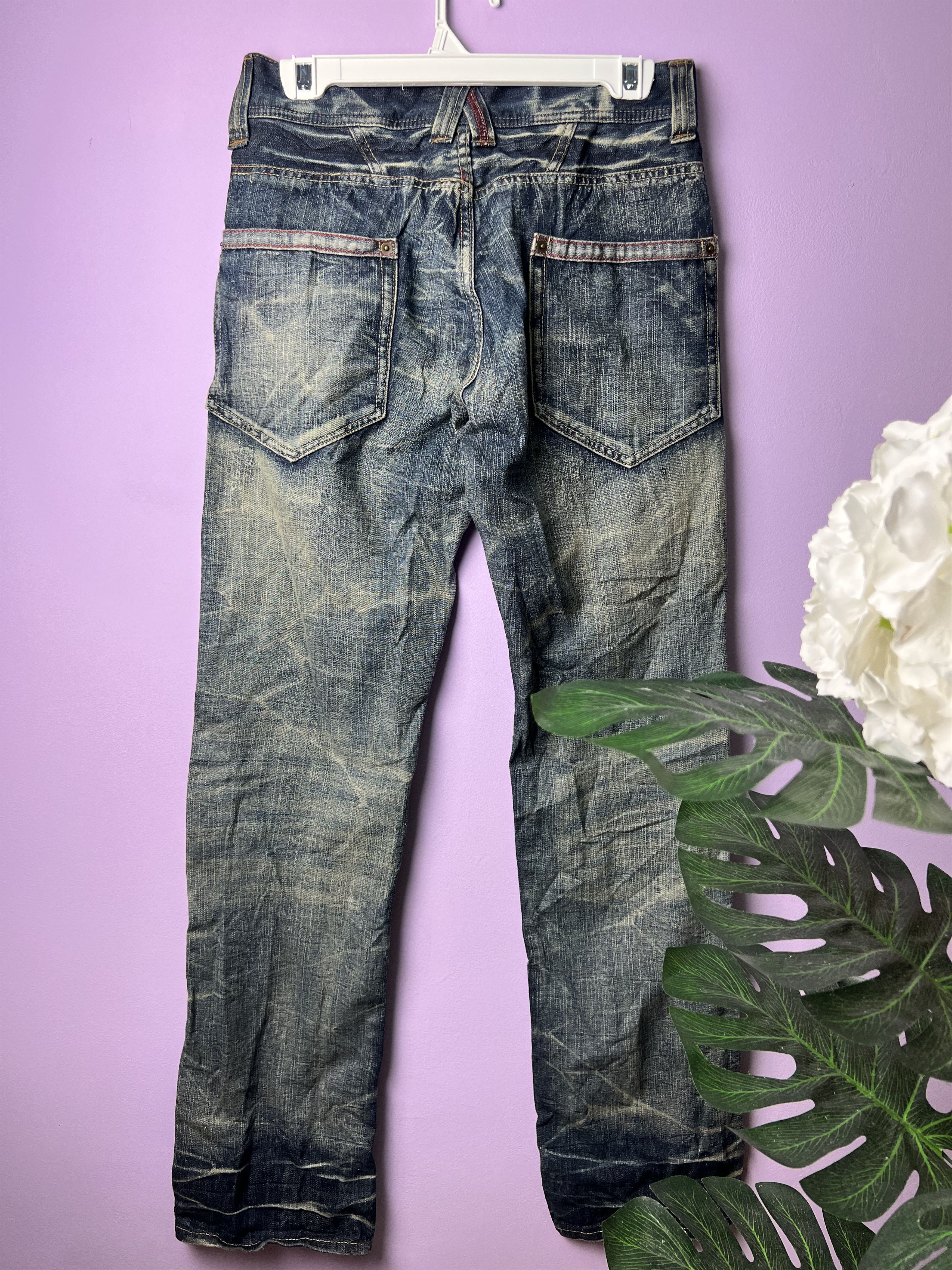 If Six Was Nine 🔥BS Japanese Brand Distressed Denim Size US 30 / EU 46 - 3 Thumbnail