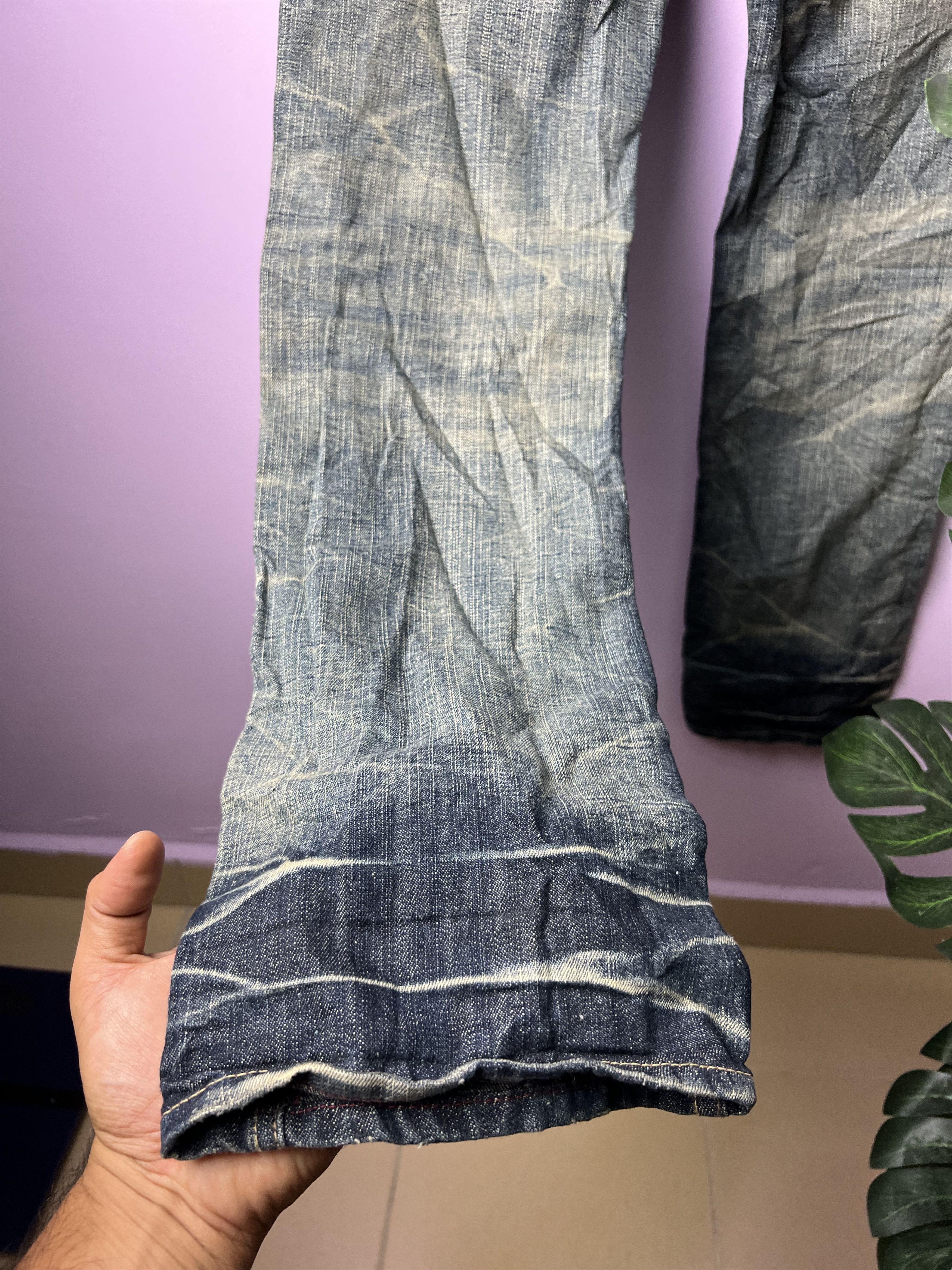 If Six Was Nine 🔥BS Japanese Brand Distressed Denim Size US 30 / EU 46 - 12 Thumbnail