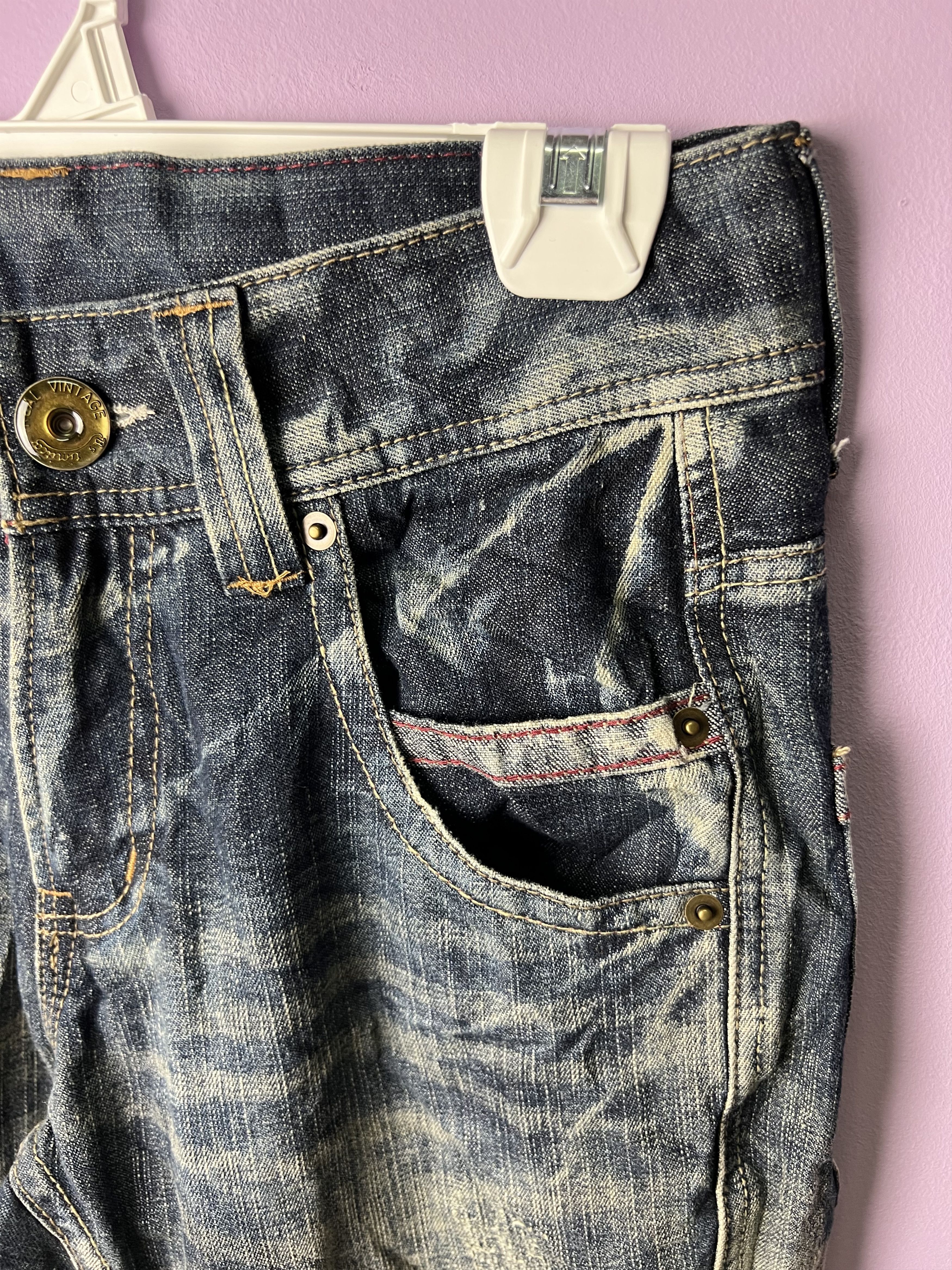If Six Was Nine 🔥BS Japanese Brand Distressed Denim Size US 30 / EU 46 - 6 Thumbnail