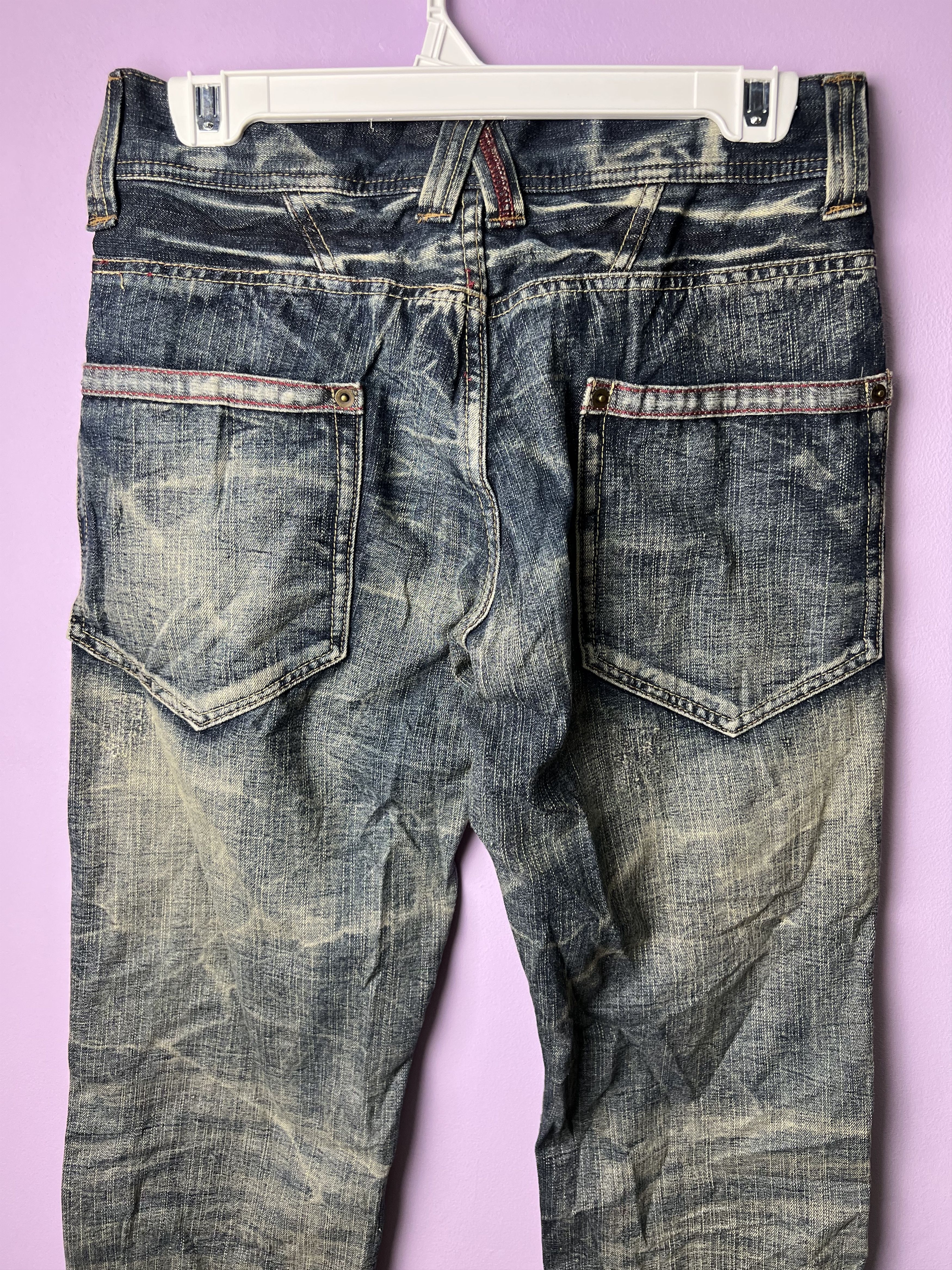 If Six Was Nine 🔥BS Japanese Brand Distressed Denim Size US 30 / EU 46 - 11 Thumbnail
