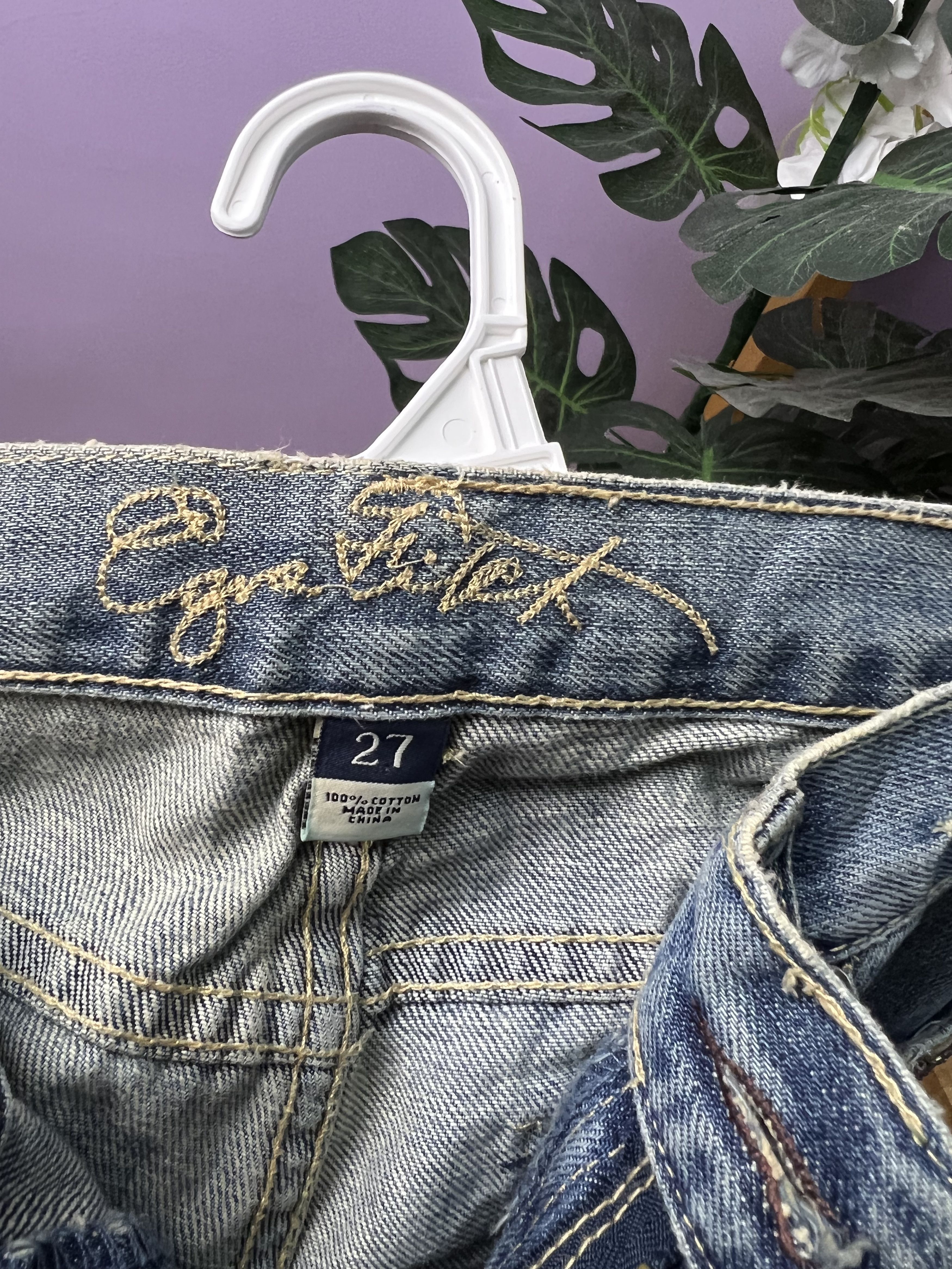 Japanese Brand 🔥Japanese Brand Patchwork Distressed Denim Size 32" / US 10 / IT 46 - 23 Thumbnail