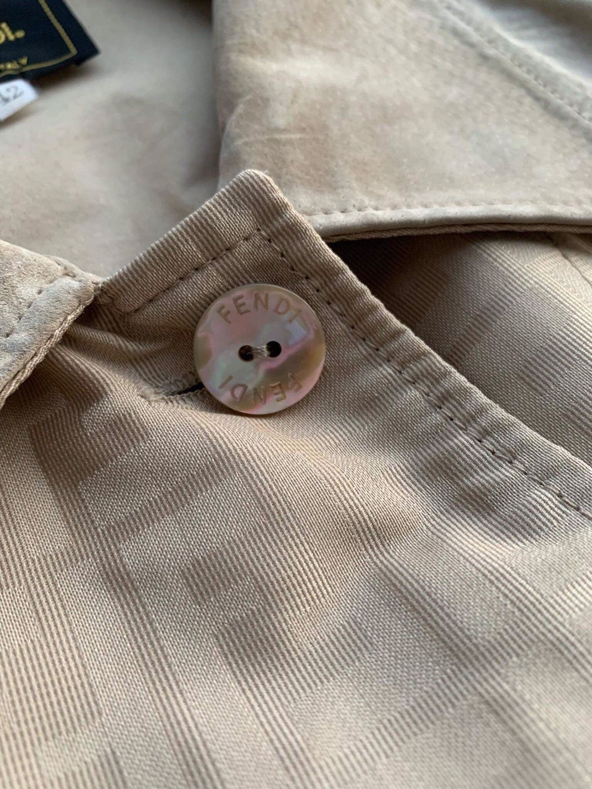Fendi Fendi Zucca Monogram Fendi Italy Luxury Jacket Sz 42 on tag Size US S / EU 44-46 / 1 - 6 Thumbnail