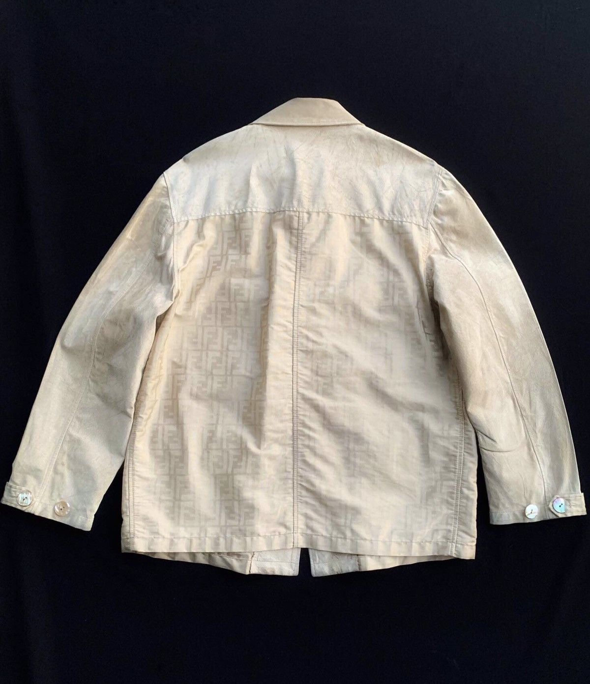 Fendi Fendi Zucca Monogram Fendi Italy Luxury Jacket Sz 42 on tag Size US S / EU 44-46 / 1 - 7 Thumbnail