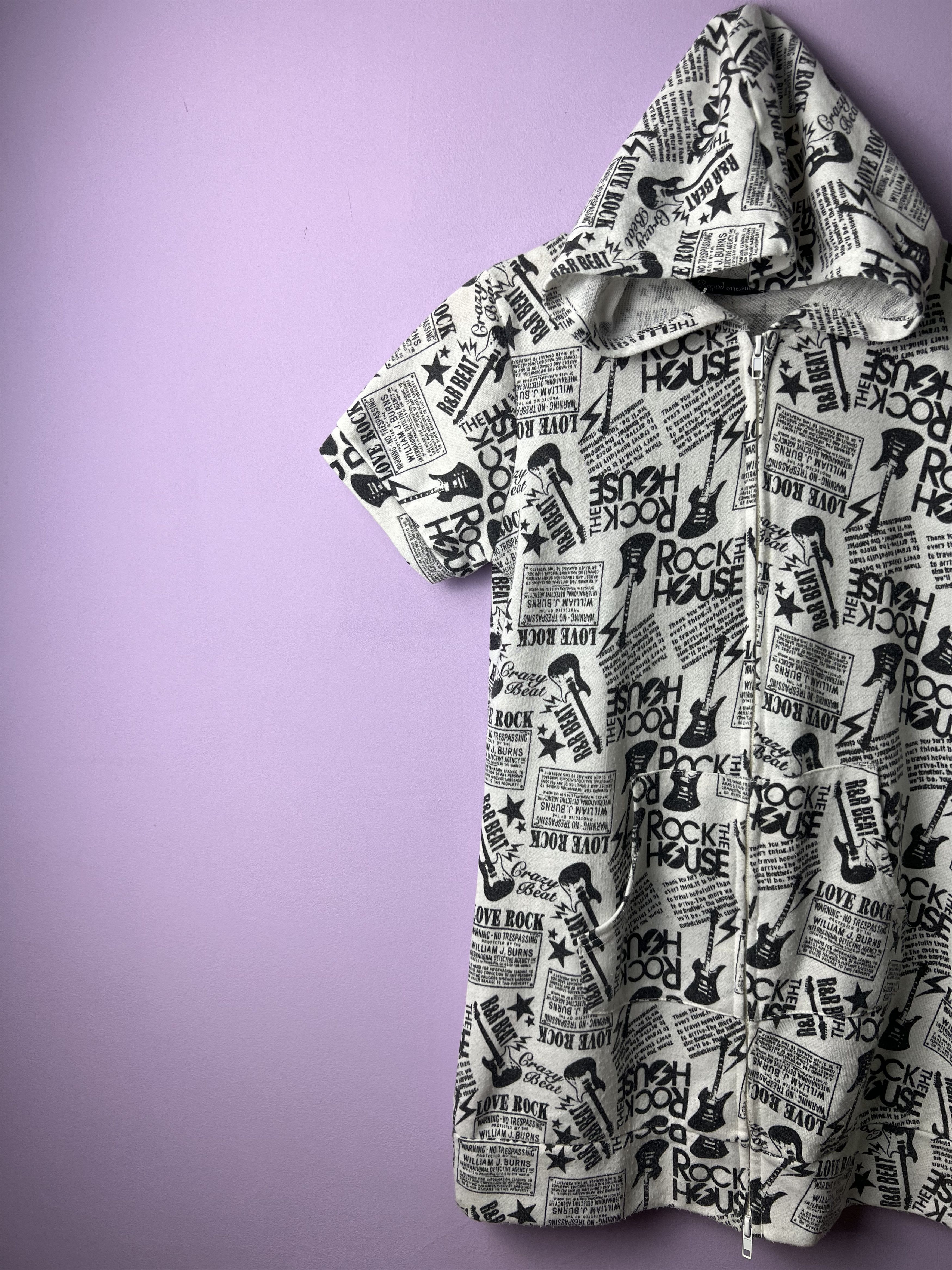 Japanese Brand 🔥All Over Print Regard Caressant The Rock House Hoodies Size XS / US 0-2 / IT 36-38 - 4 Thumbnail