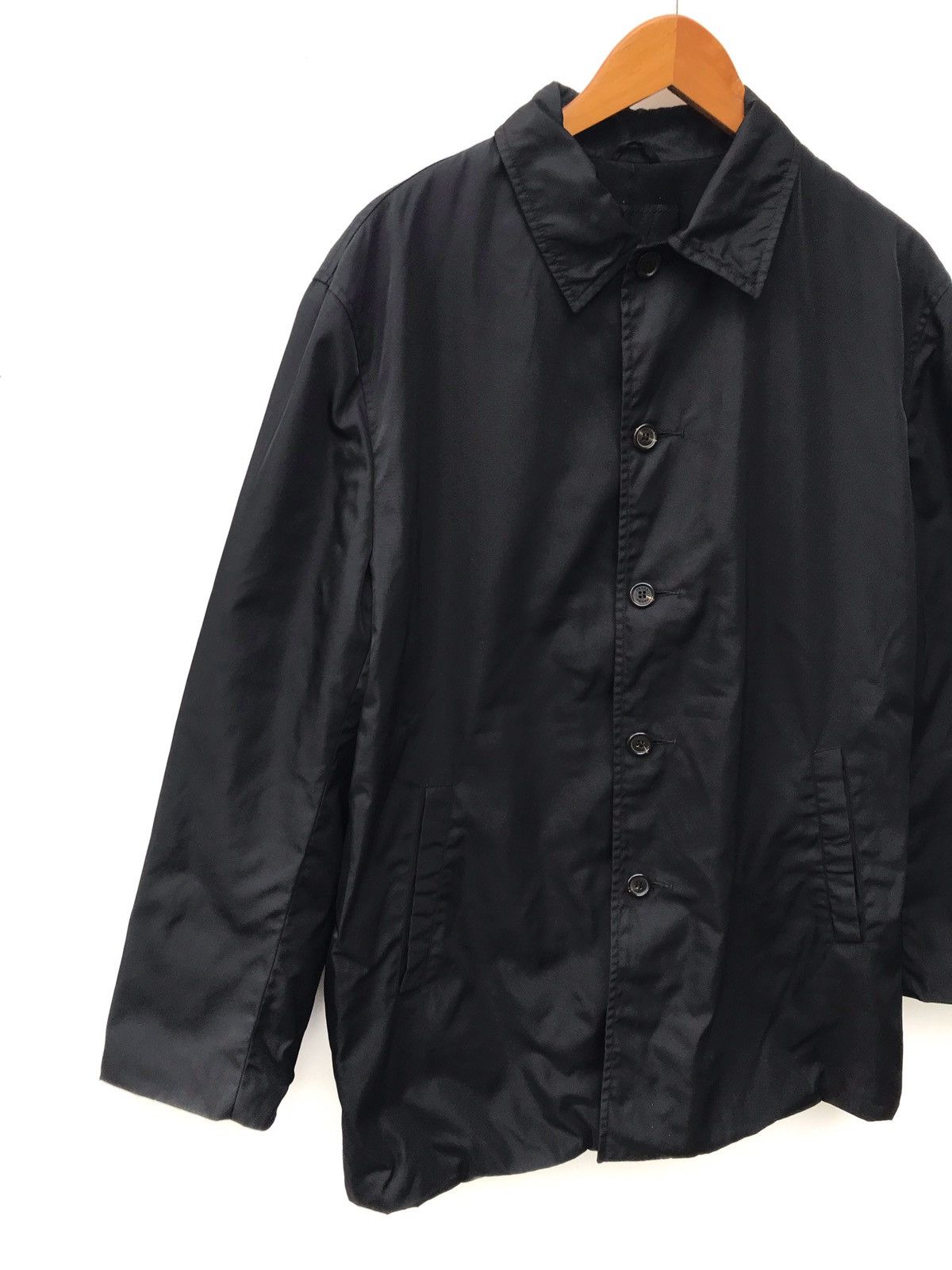Prada Prada Milano Black Jacket Italian Fashion Jacket Size US L / EU 52-54 / 3 - 2 Thumbnail