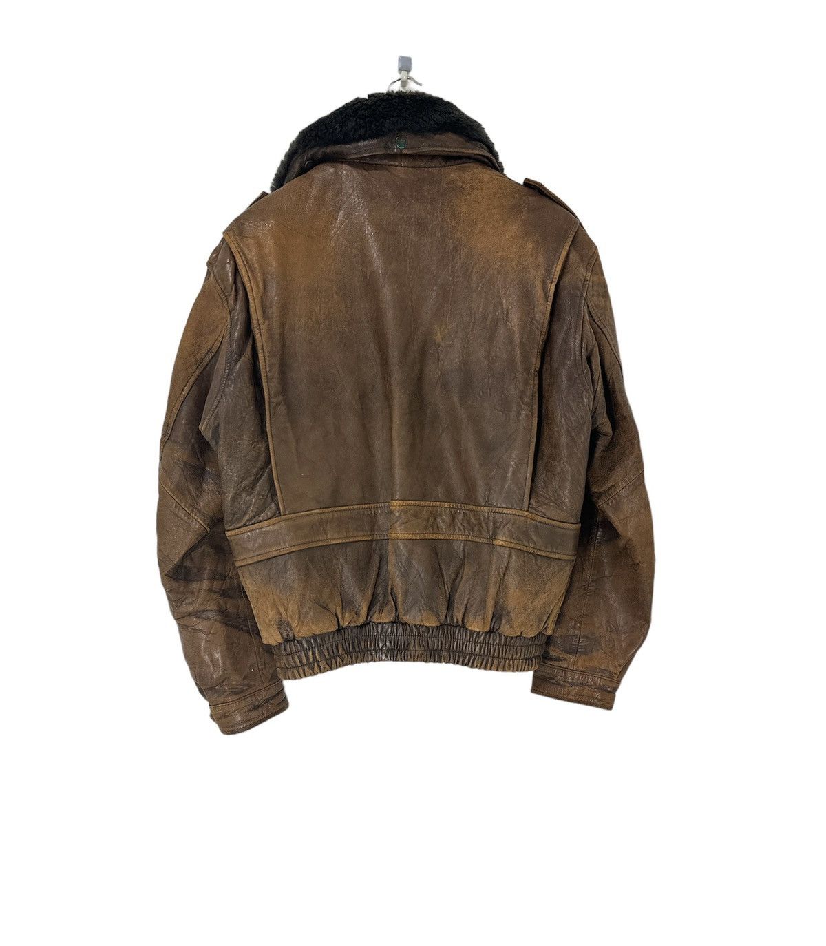 Harley Davidson Vintage Harley Davidson Leather Jacket Biker Jacket Rare Size US M / EU 48-50 / 2 - 2 Thumbnail
