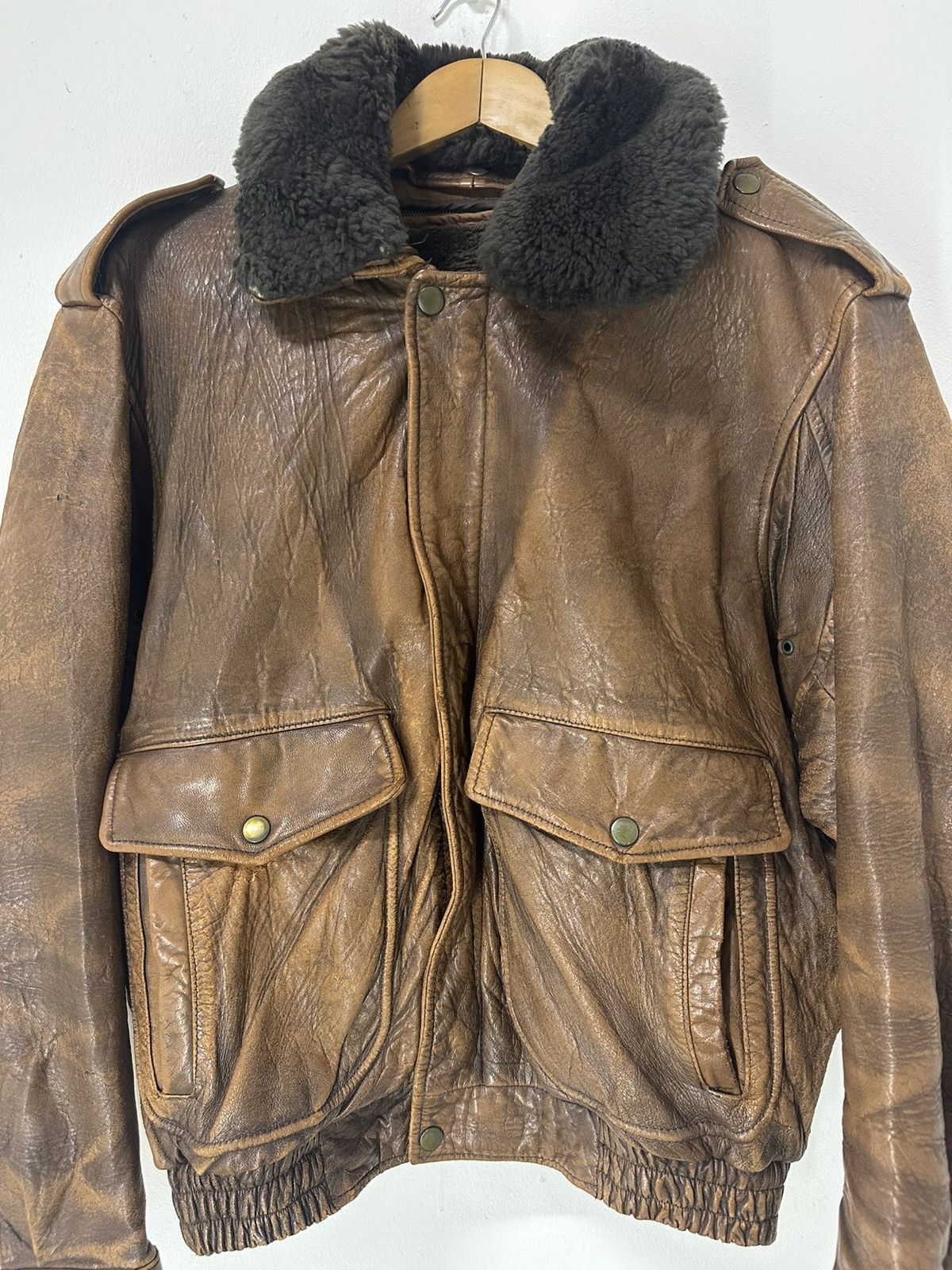 Harley Davidson Vintage Harley Davidson Leather Jacket Biker Jacket Rare Size US M / EU 48-50 / 2 - 4 Thumbnail