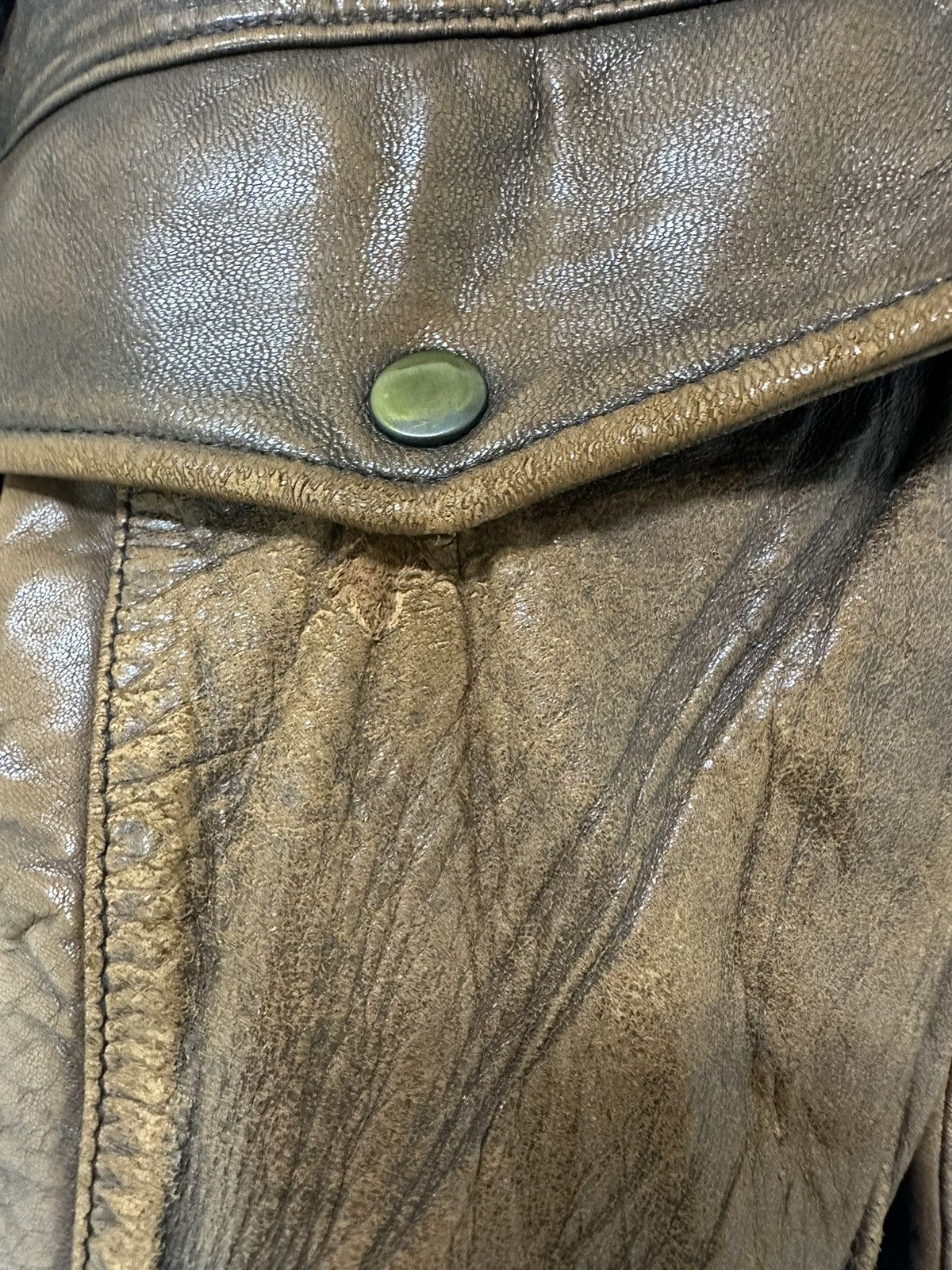 Harley Davidson Vintage Harley Davidson Leather Jacket Biker Jacket Rare Size US M / EU 48-50 / 2 - 6 Thumbnail