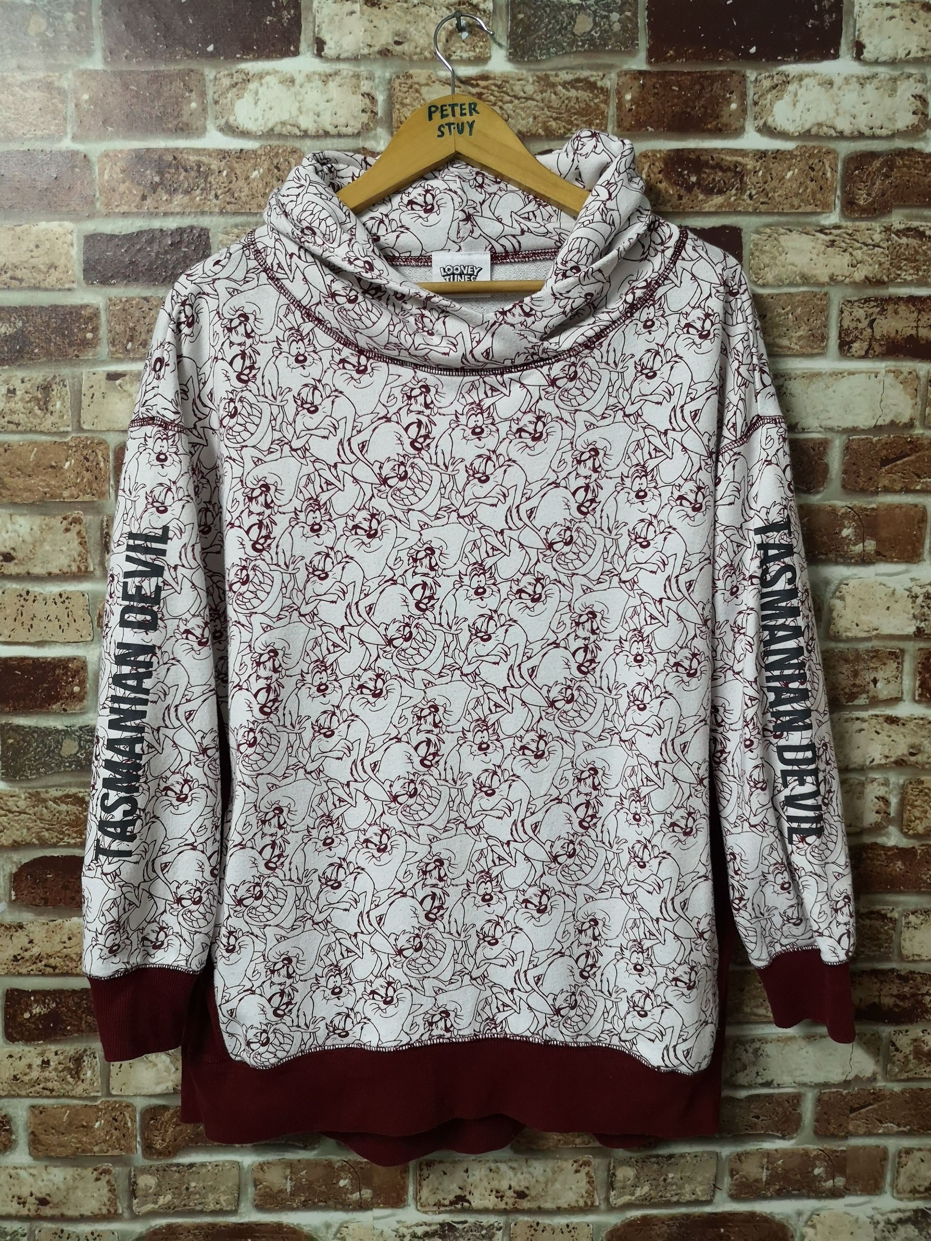 Anime × Cartoon Network TAZMANIA FULL PRINT HOODIES by LOONEY TUNES Size US L / EU 52-54 / 3 - 1 Thumbnail