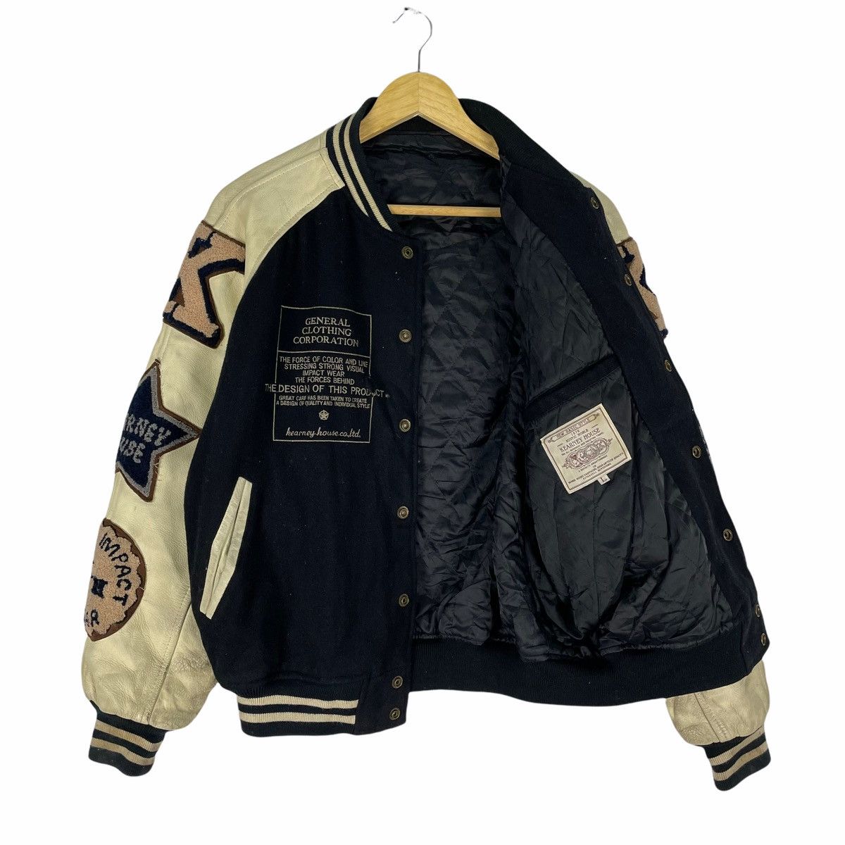 Other ❄️KEARNEY HOUSE Hollywood Patches Varsity Leather Jacket Size US M / EU 48-50 / 2 - 10 Thumbnail