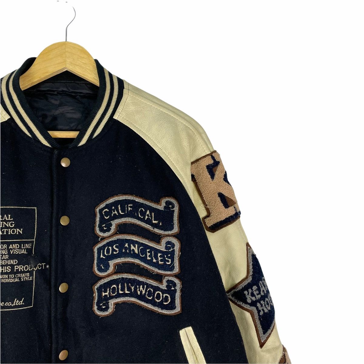 Other ❄️KEARNEY HOUSE Hollywood Patches Varsity Leather Jacket Size US M / EU 48-50 / 2 - 5 Thumbnail