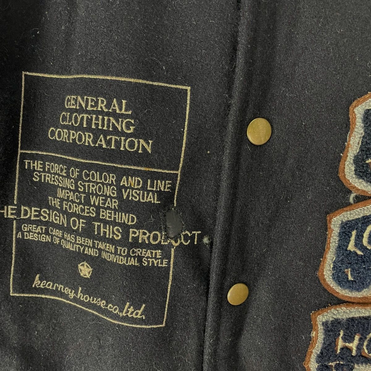 Other ❄️KEARNEY HOUSE Hollywood Patches Varsity Leather Jacket Size US M / EU 48-50 / 2 - 8 Thumbnail