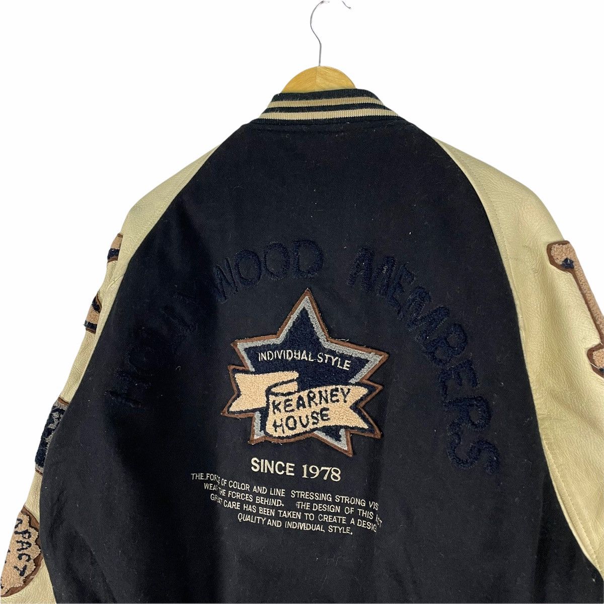 Other ❄️KEARNEY HOUSE Hollywood Patches Varsity Leather Jacket Size US M / EU 48-50 / 2 - 9 Thumbnail