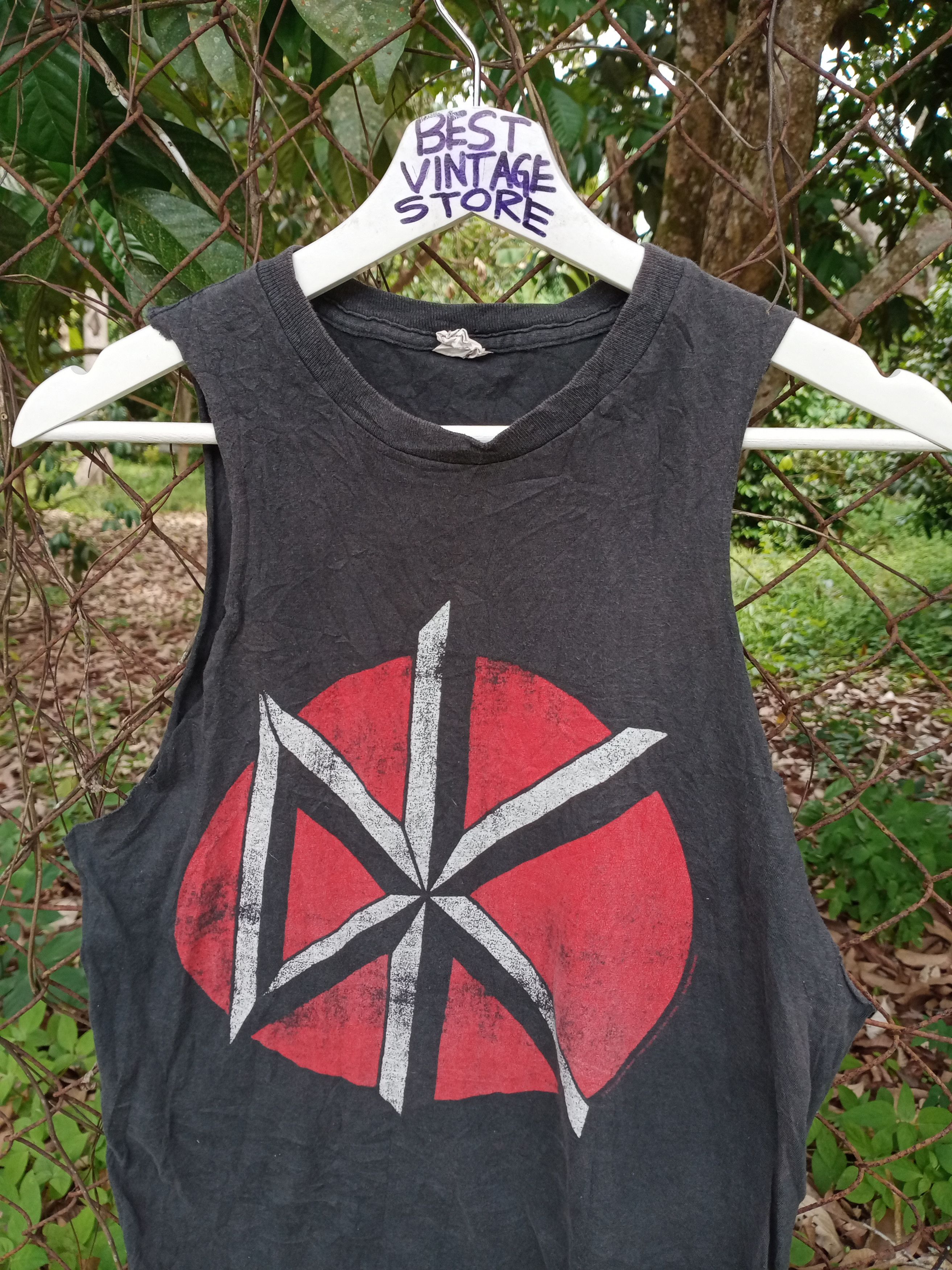 Band Tees × Dead Kennedys Dead Kennedys Band Sleeveless Tshirt Big Logo Size US S / EU 44-46 / 1 - 2 Thumbnail