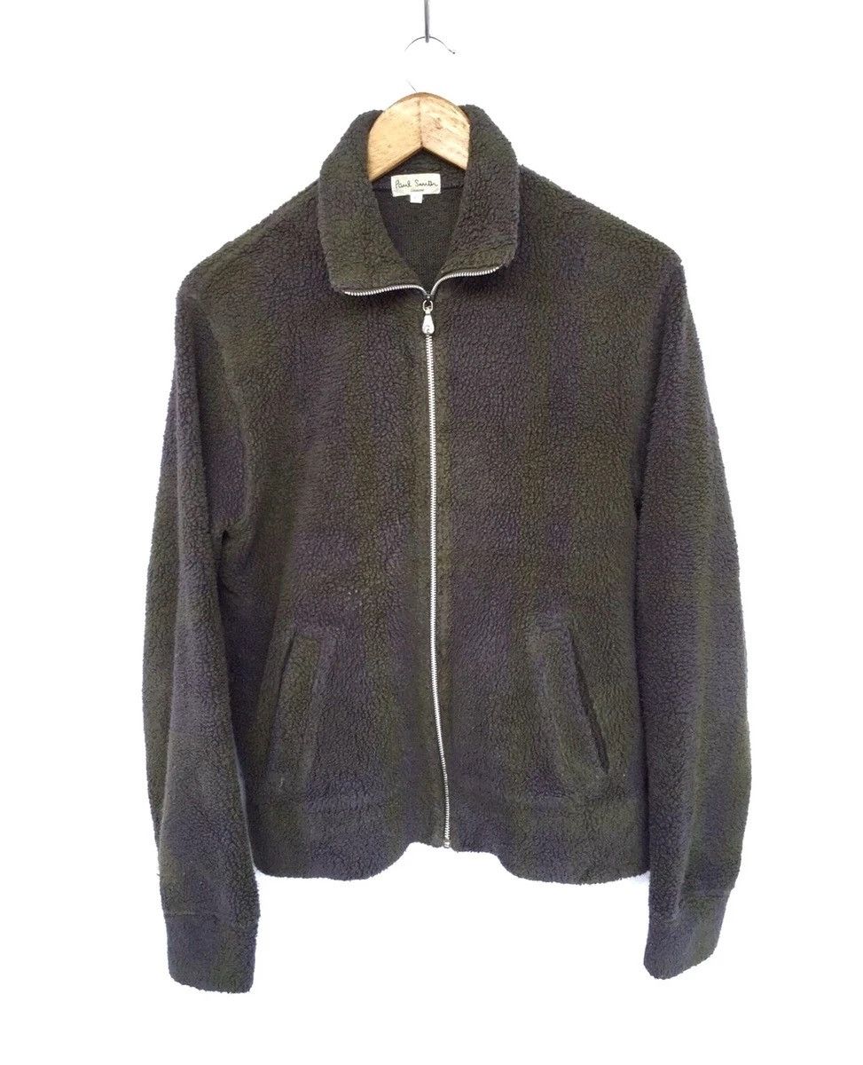 Paul Smith × Vintage Vintage Paul Smith London Sherpa Fleece Bomber Jacket Size M / US 6-8 / IT 42-44 - 1 Thumbnail