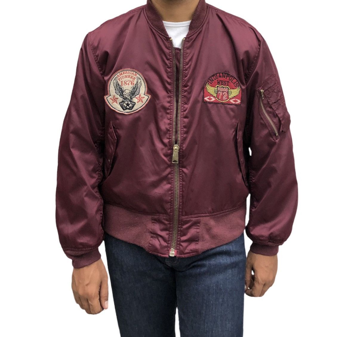 Vintage Vtg The Special Wearcollection AirForces MA-1 Bomber Jacket Size US M / EU 48-50 / 2 - 3 Thumbnail