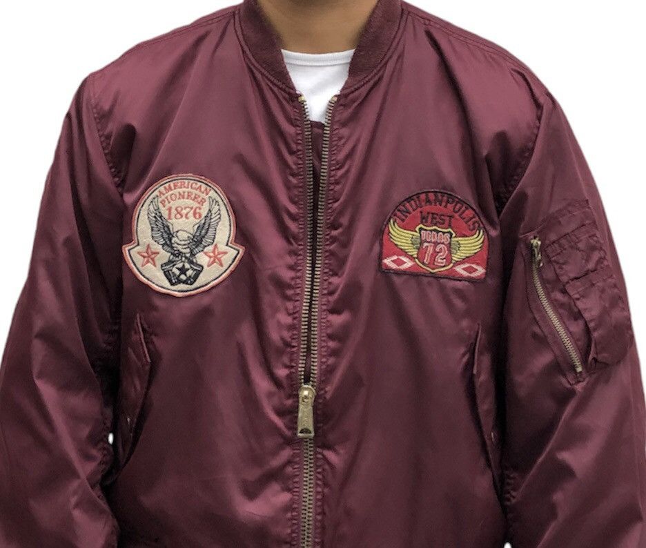 Vintage Vtg The Special Wearcollection AirForces MA-1 Bomber Jacket Size US M / EU 48-50 / 2 - 2 Thumbnail