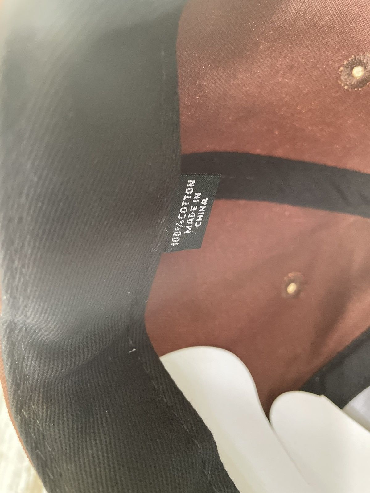 Mastermind Japan × Travis Scott Cactus Jack for Mastermind Hat Skull Brown Rhinestones Size ONE SIZE - 6 Thumbnail