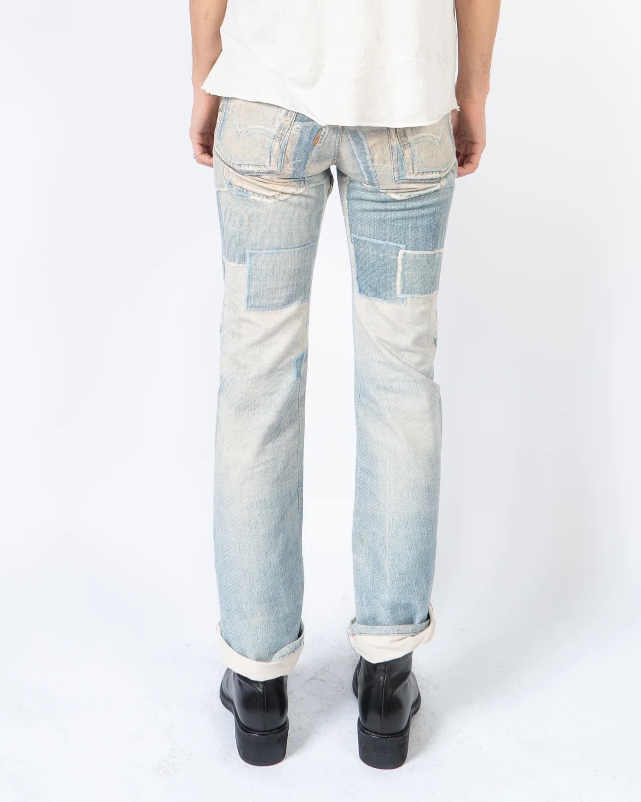 Dries Van Noten SS17 Printed Patchwork Denim Size US 30 / EU 46 - 8 Thumbnail