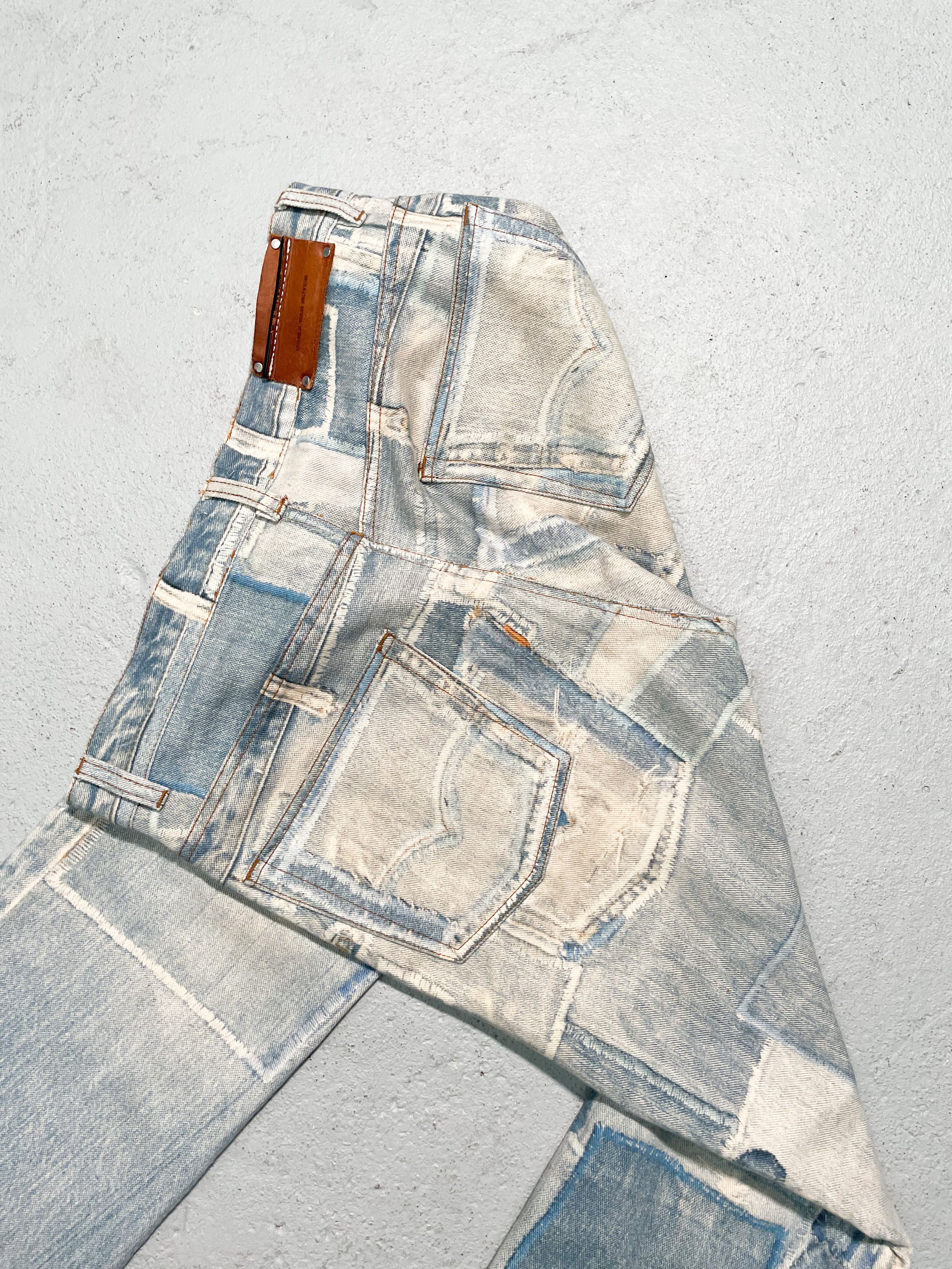 Dries Van Noten SS17 Printed Patchwork Denim Size US 30 / EU 46 - 3 Thumbnail