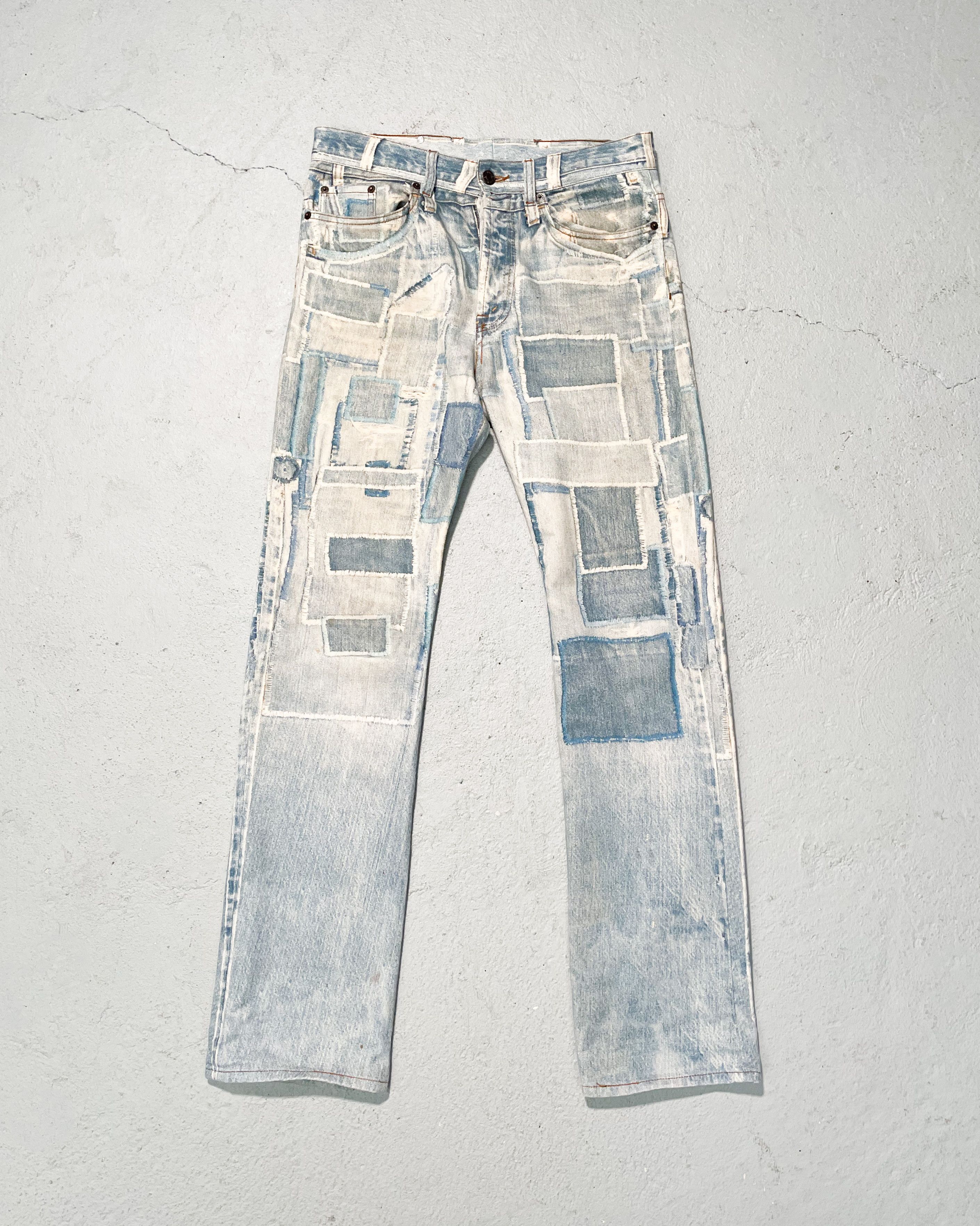 Dries Van Noten SS17 Printed Patchwork Denim Size US 30 / EU 46 - 1 Thumbnail