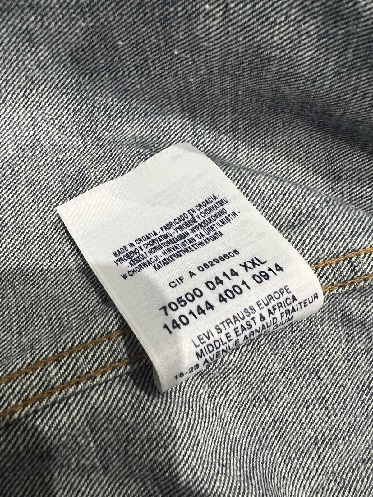 Levi's Levi’s vintage denim jacket Size US XXL / EU 58 / 5 - 8 Thumbnail