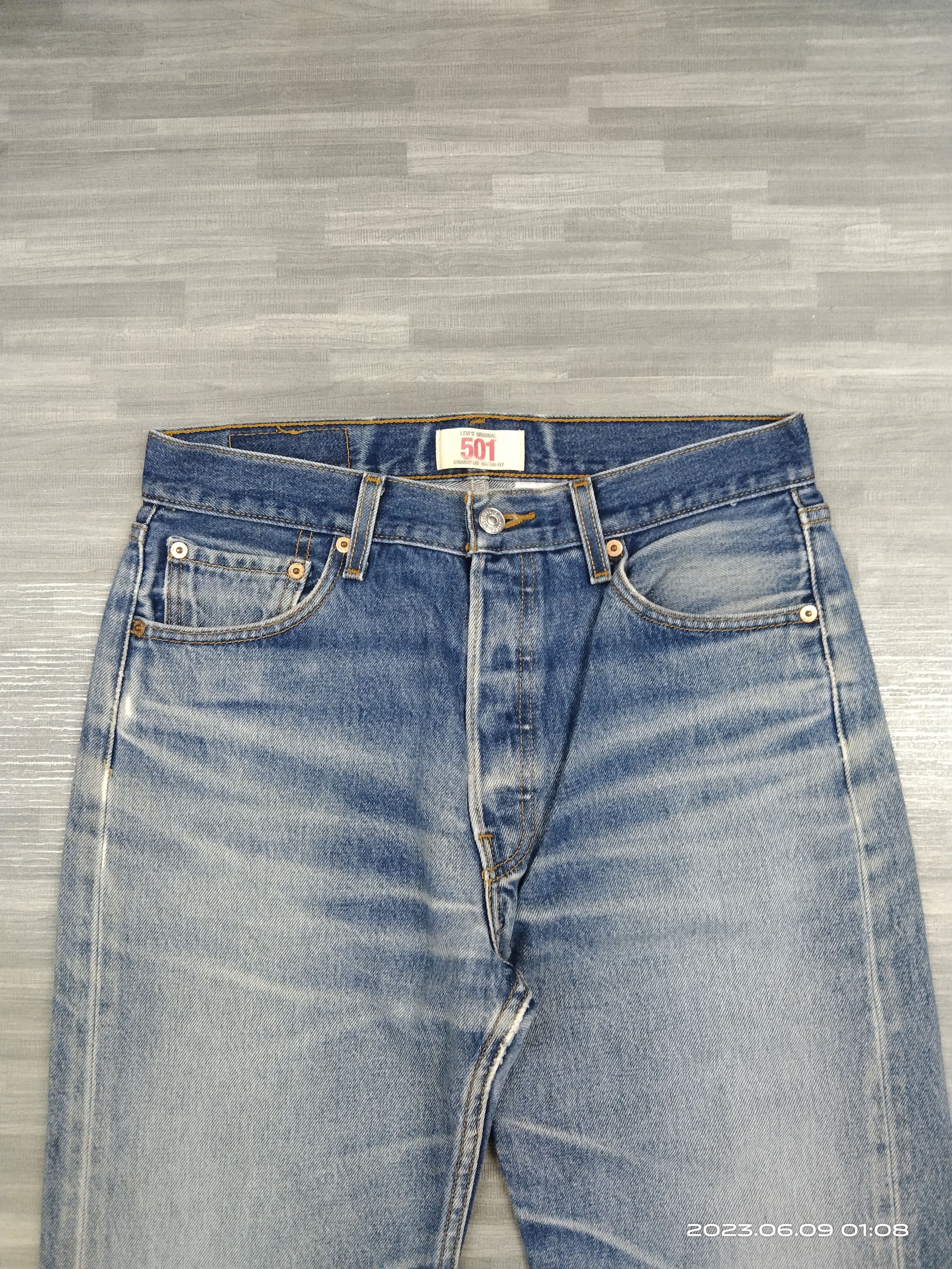Levi's VINTAGE 2000s LEVIS 501 DENIM PANTS Size US 30 / EU 46 - 4 Thumbnail