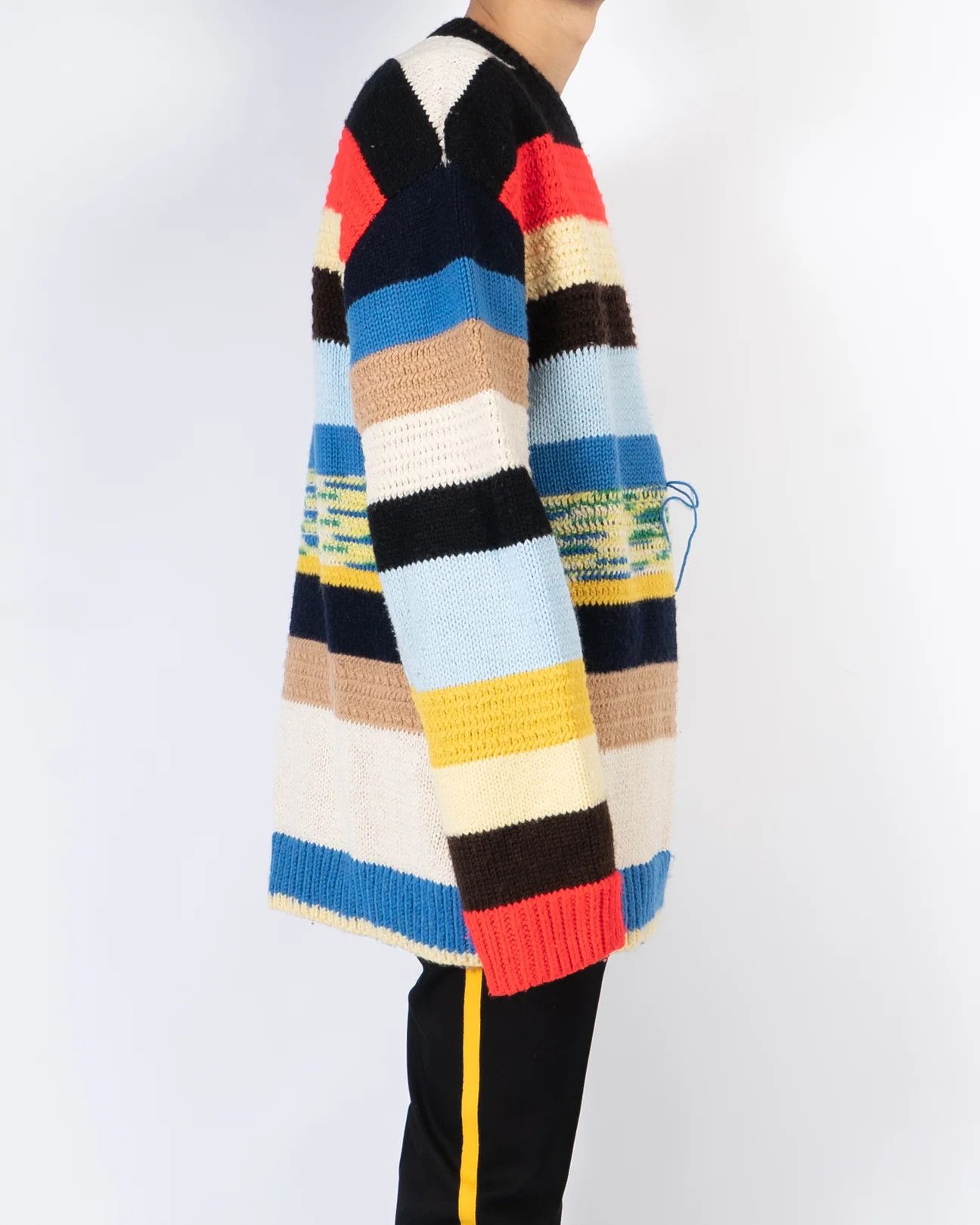 Calvin Klein 205W39NYC FW18 Multicolor Oversized Striped Knit Size US M / EU 48-50 / 2 - 11 Thumbnail