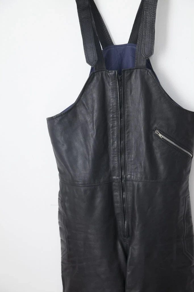 Vintage Vintage Le Motard leather overalls Size US 31 - 2 Thumbnail