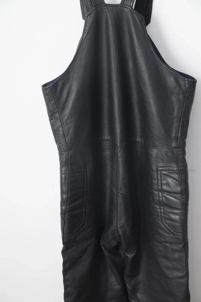 Vintage Vintage Le Motard leather overalls Size US 31 - 5 Thumbnail