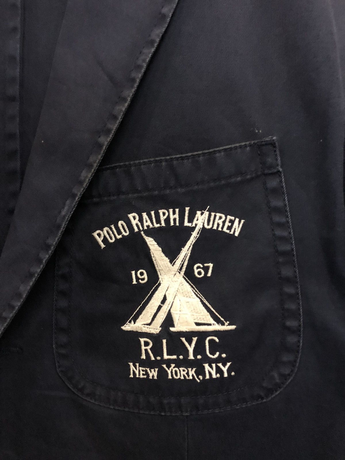 Polo Ralph Lauren Polo Ralph Lauren Washed Chino Blazer/Suit Jacket Size 36R - 6 Thumbnail