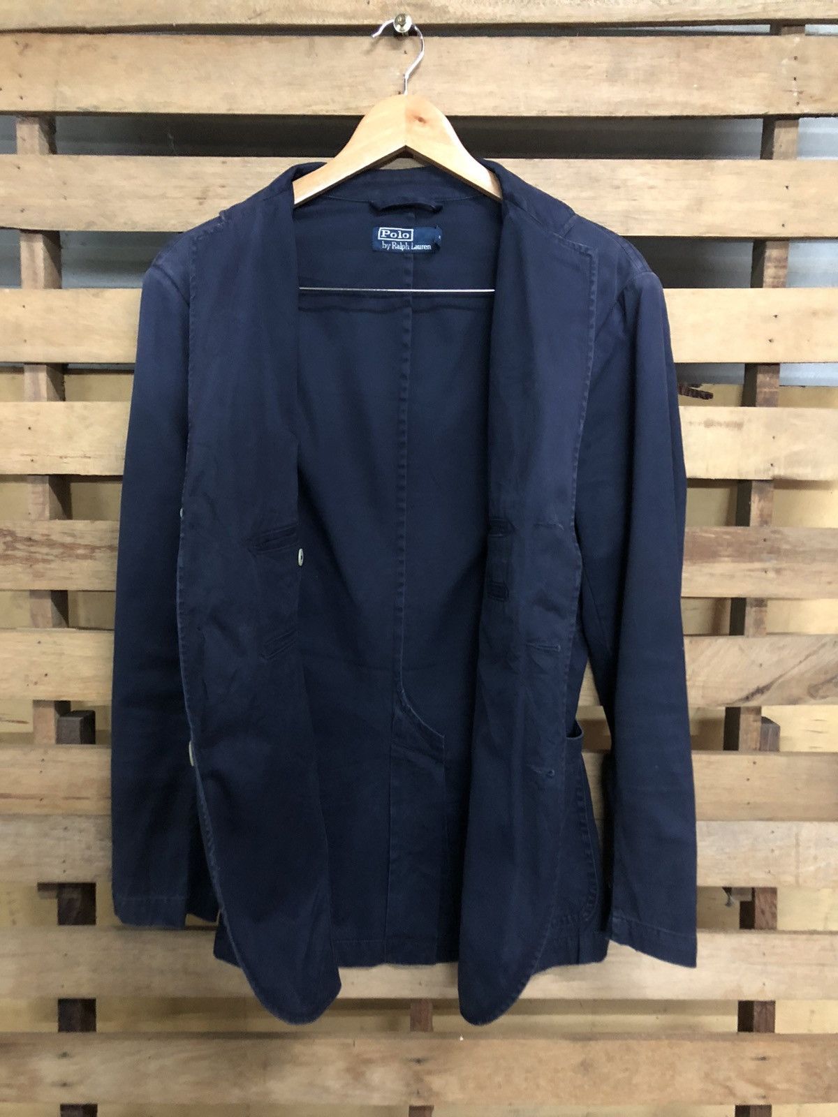 Polo Ralph Lauren Polo Ralph Lauren Washed Chino Blazer/Suit Jacket Size 36R - 3 Thumbnail