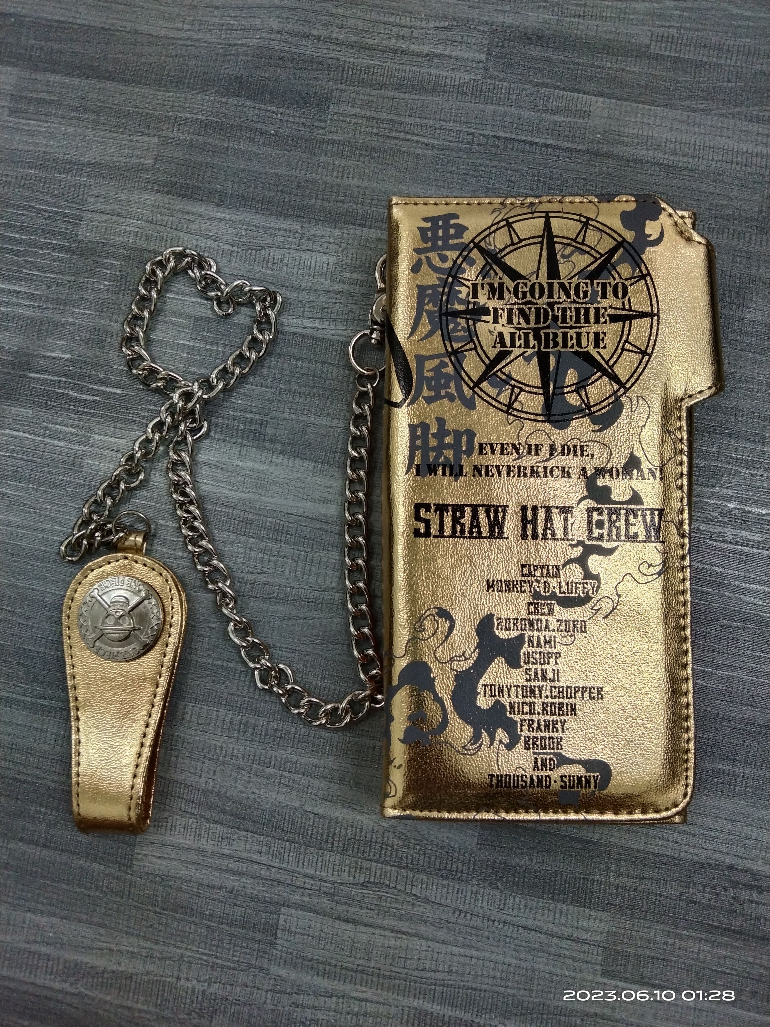 Anime × One Piece ONE PIECE STRAW HAT CREW LONG WALLET CHAIN Size ONE SIZE - 3 Thumbnail