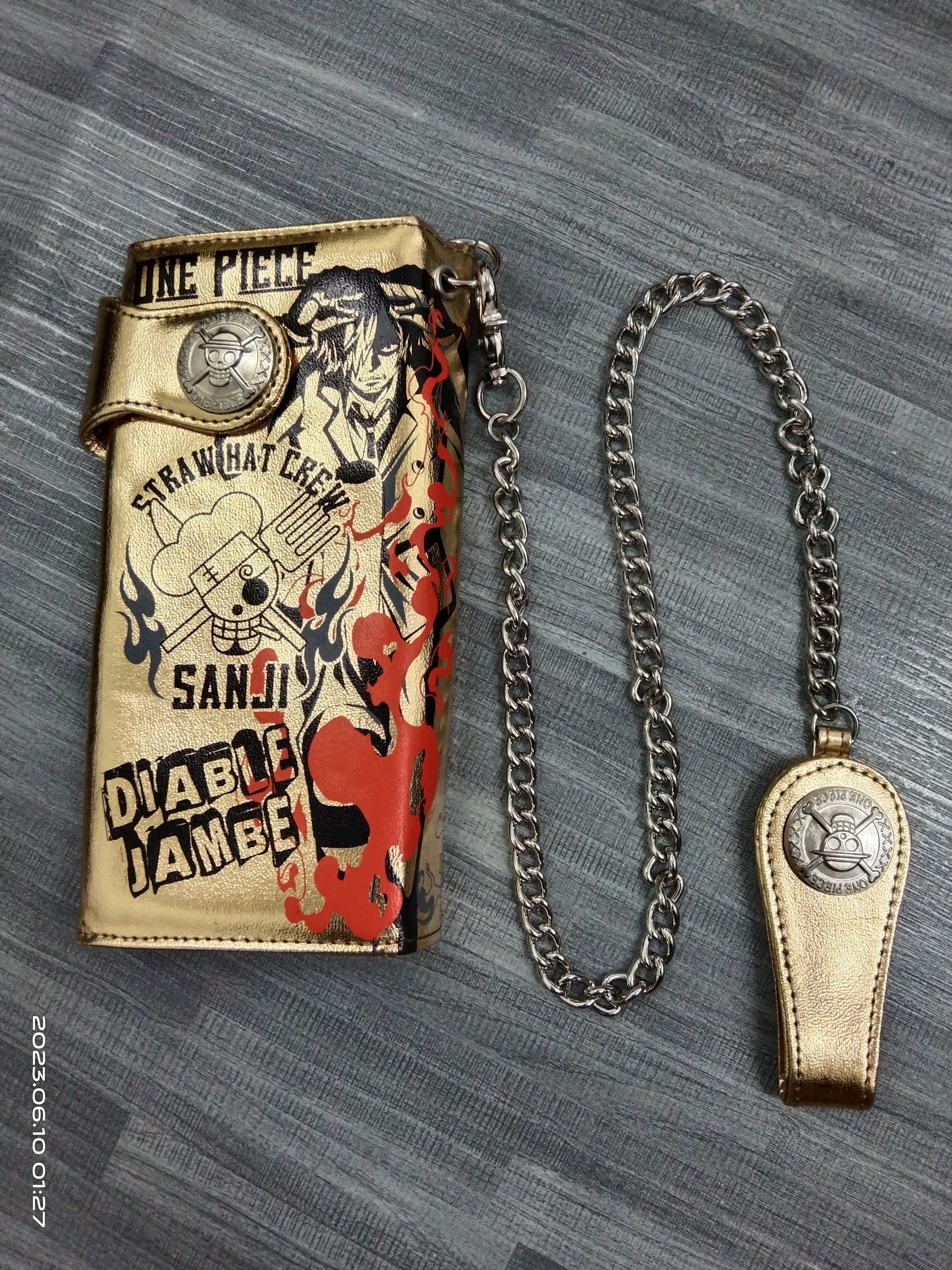 Anime × One Piece ONE PIECE STRAW HAT CREW LONG WALLET CHAIN Size ONE SIZE - 2 Thumbnail